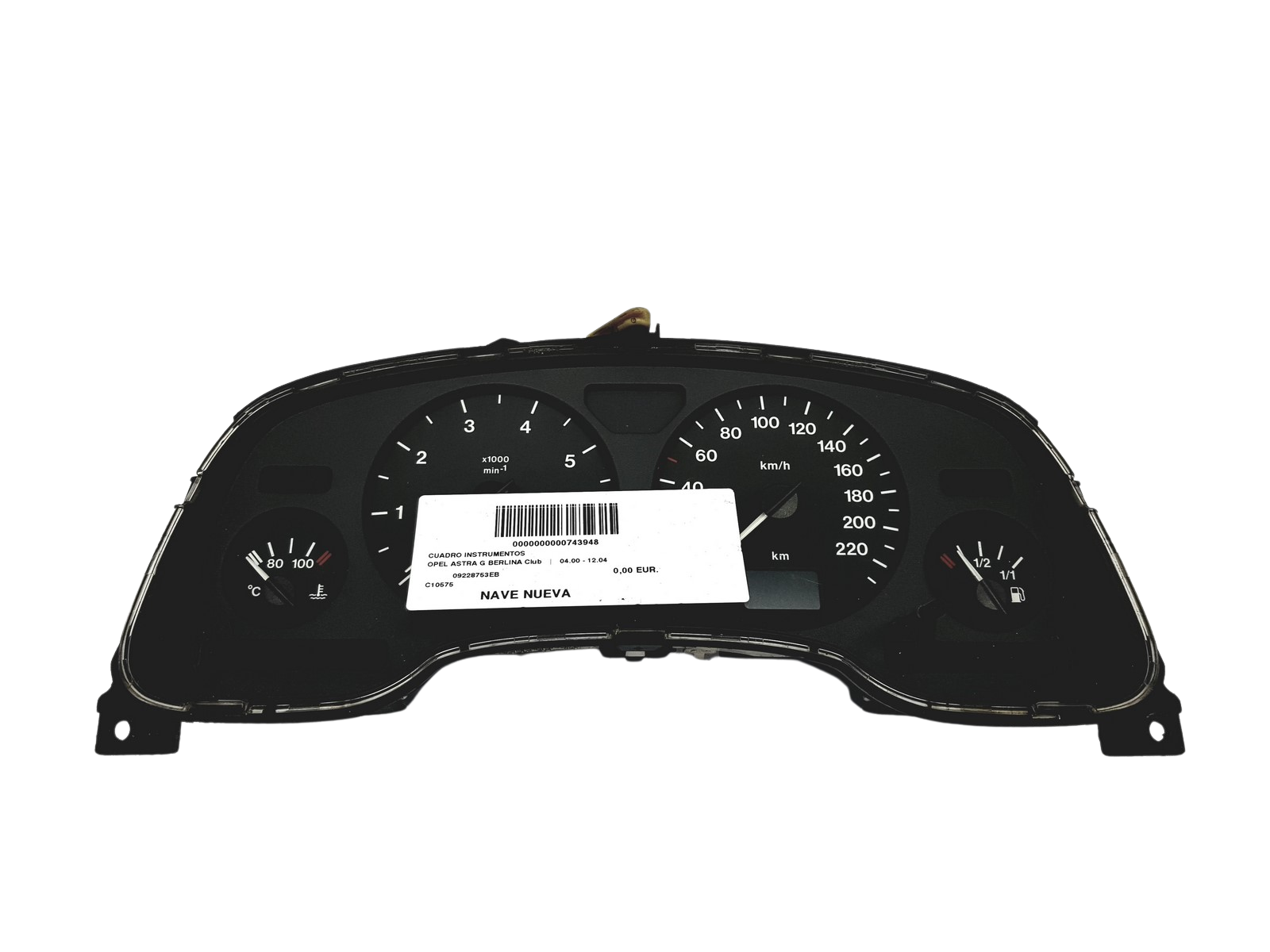 Speedometer/Instrument Cluster Opel Astra G 09228753EB 110080067005 57673 main product photo