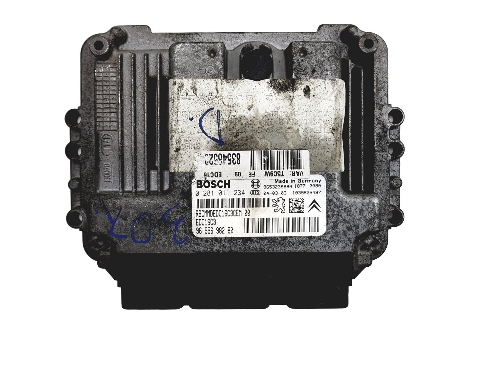 Controller 0281011234 9655698280 9653239880 PSA Bosch main product photo