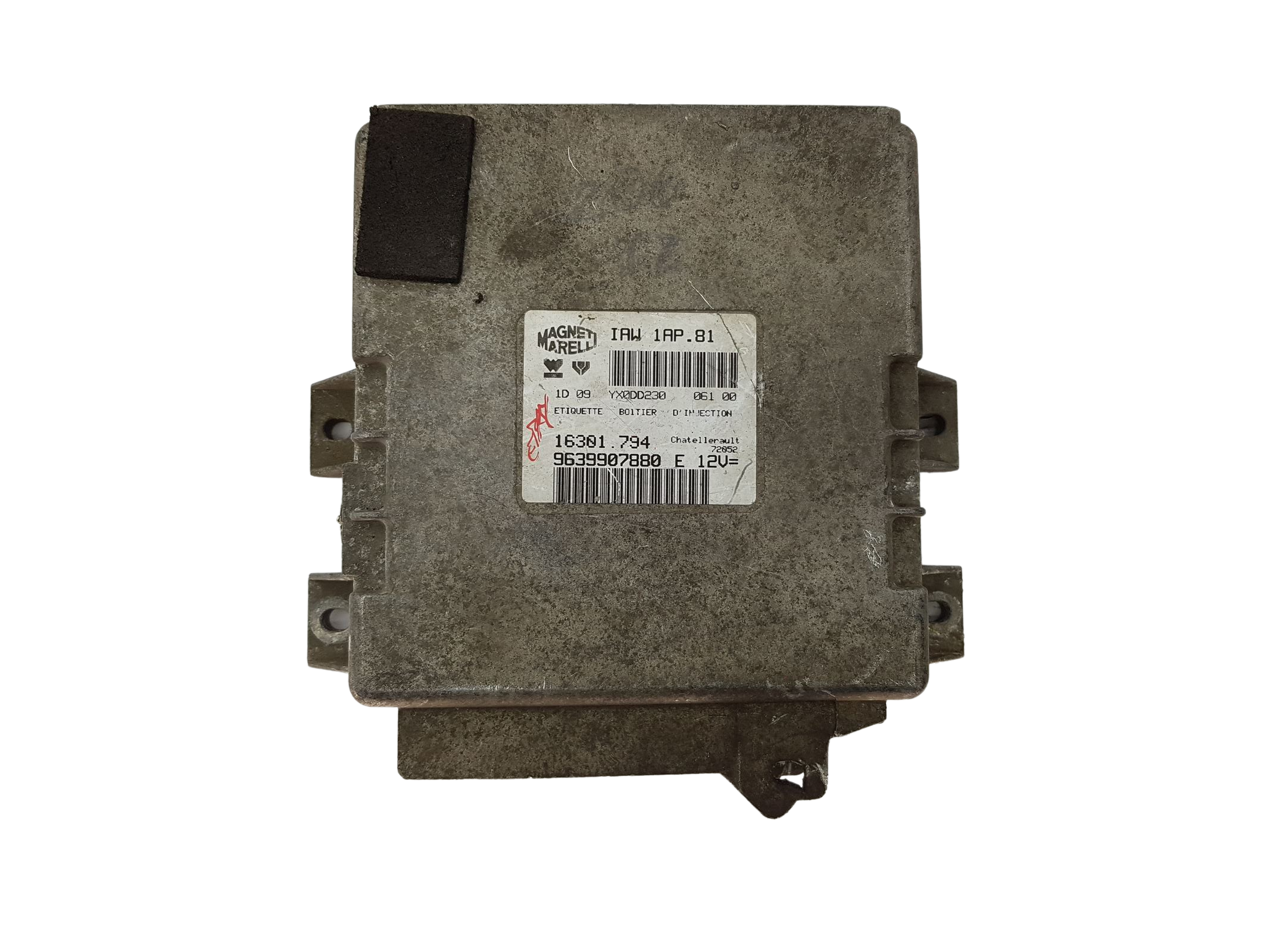 Controller PSA 9639907880 IAW1AP.81 16301.794 Magneti Marelli 16401 main product photo