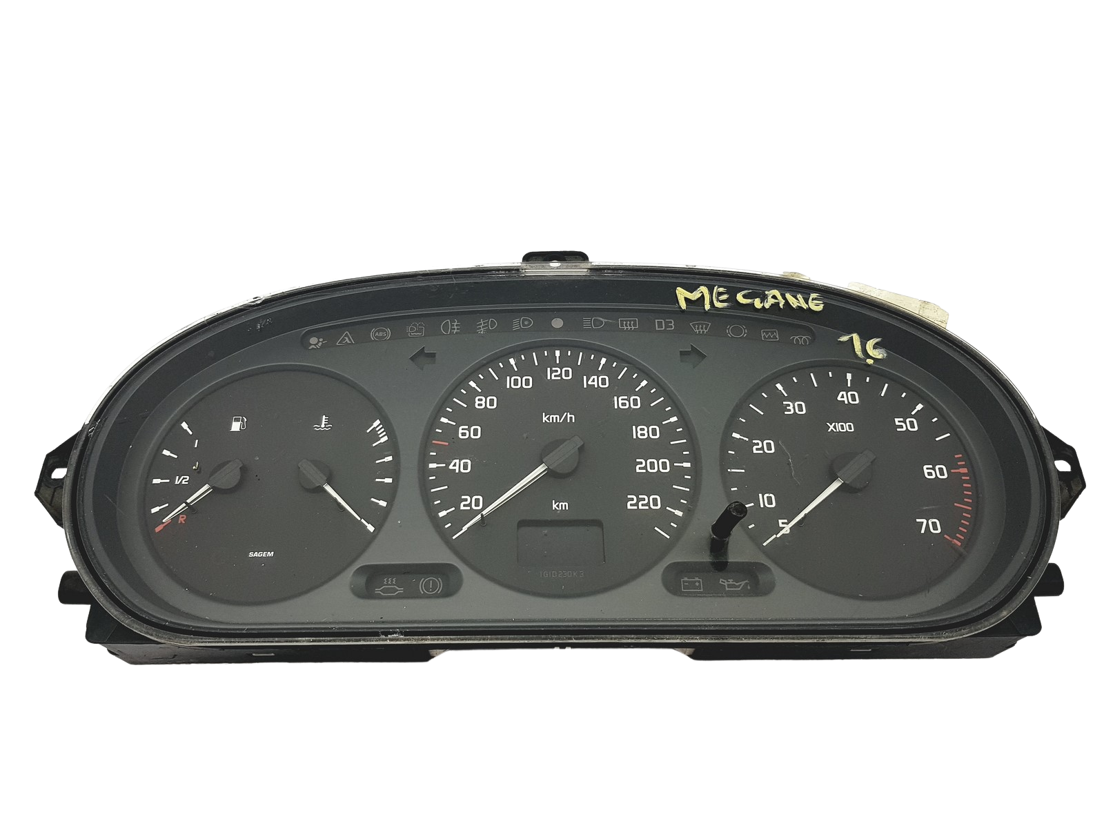 Speedometer/Instrument Cluster Megane Scenic 21578161-2 21612792-4 54367 main product photo