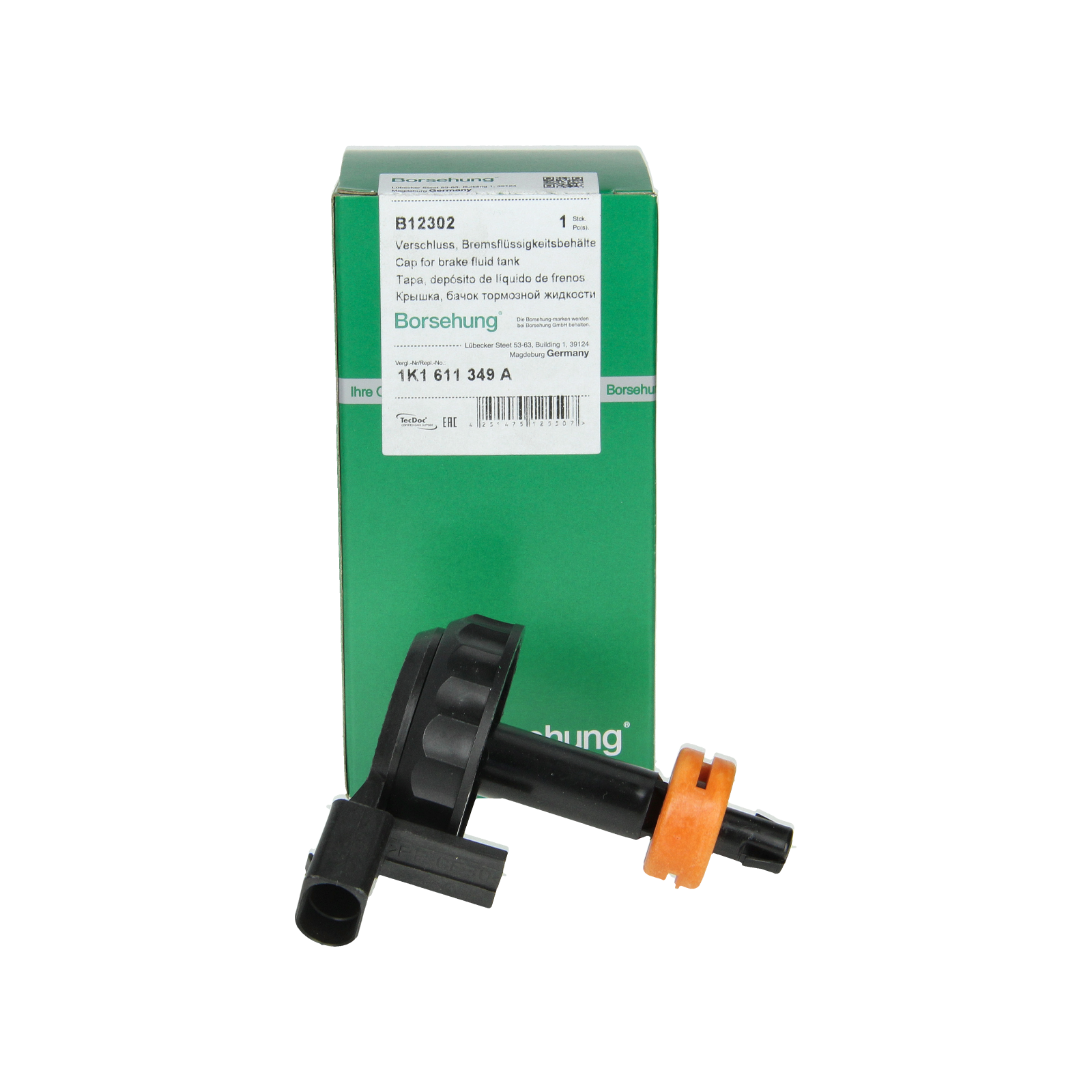 Brake fluid reservoir cap 1K1611349A B12302 VW Audi Borsehung main product photo