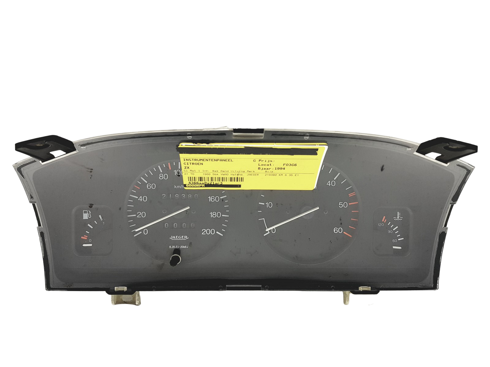 Speedometer/Instrument Cluster Citroen ZX 9618510780 49685 main product photo