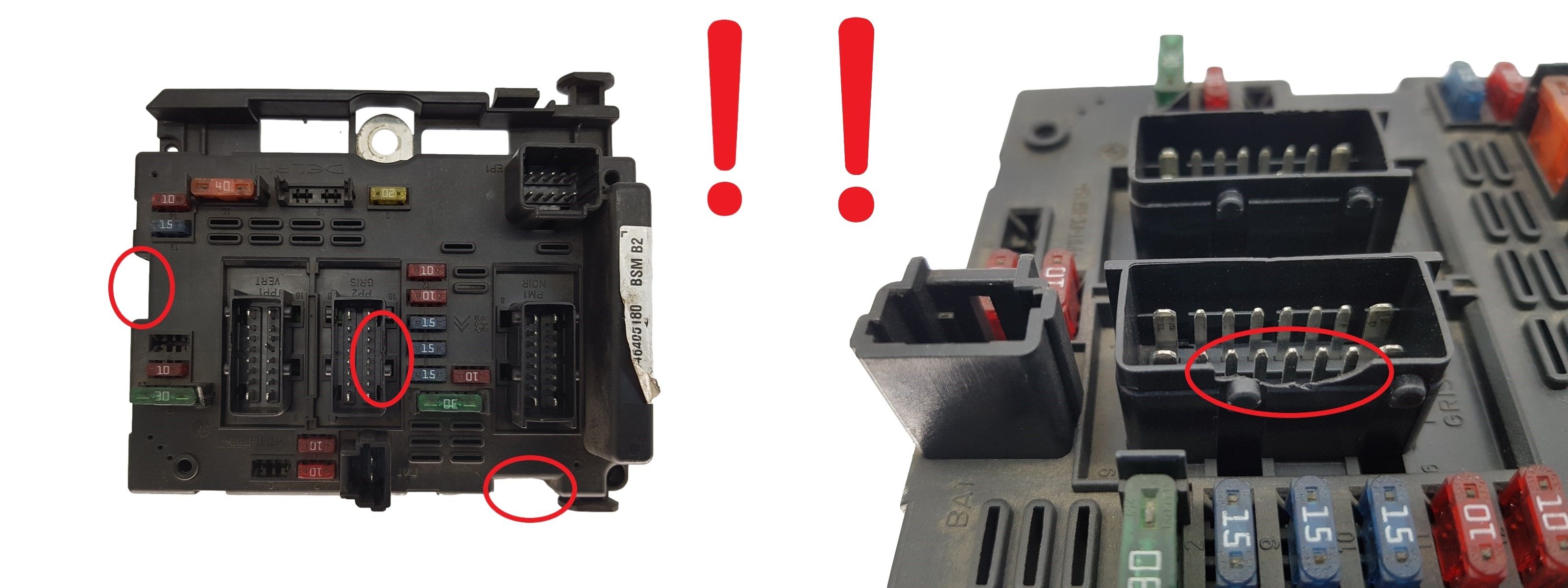 Controller BSM B2 9646405180 PSA Delphi 2178 main product photo