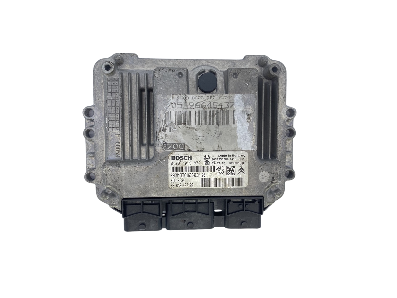 Controller 0281013872 9664843780 9653958980 PSA Bosch 60980 main product photo