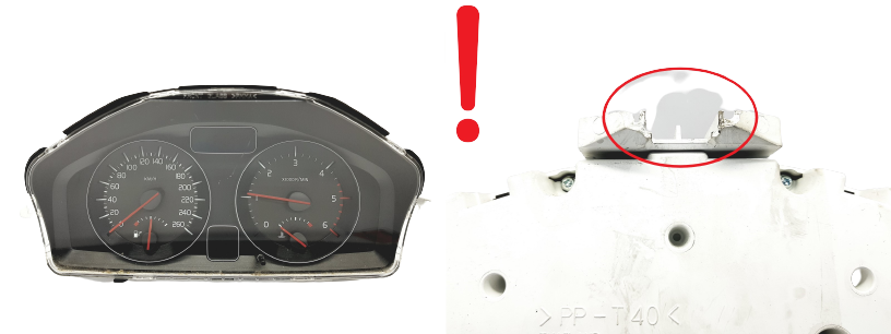 Speedometer/Instrument Cluster Volvo V50 31296229 36002715 Yazaki 52038 main product photo
