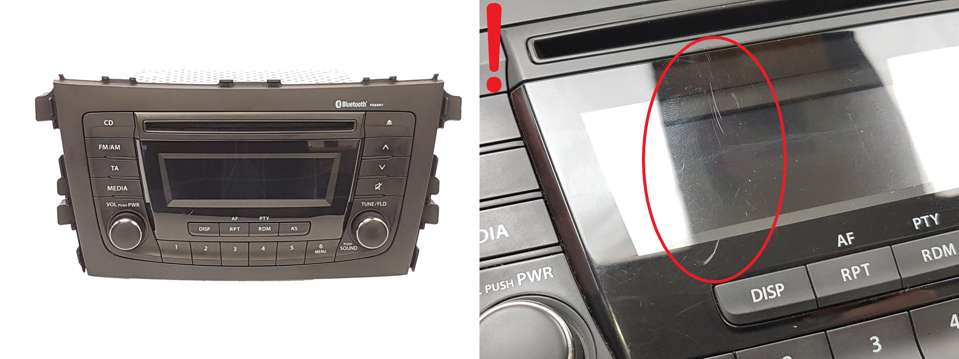 Cd Radio Player BT Suzuki Celerio 39101-84M10 CQ-JZ93F2TT 76M0 main product photo