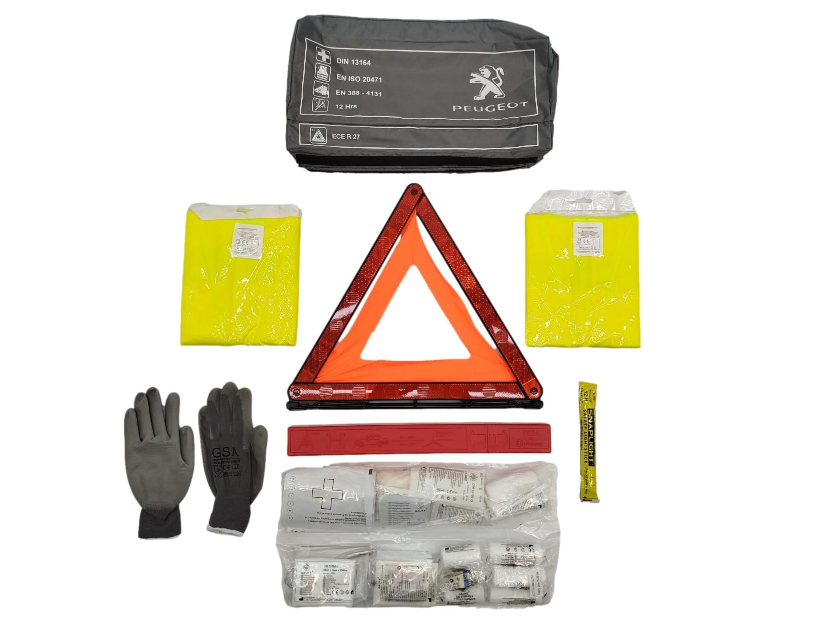 Reflective vest + warning triangle Original 1611561780 PSA main product photo