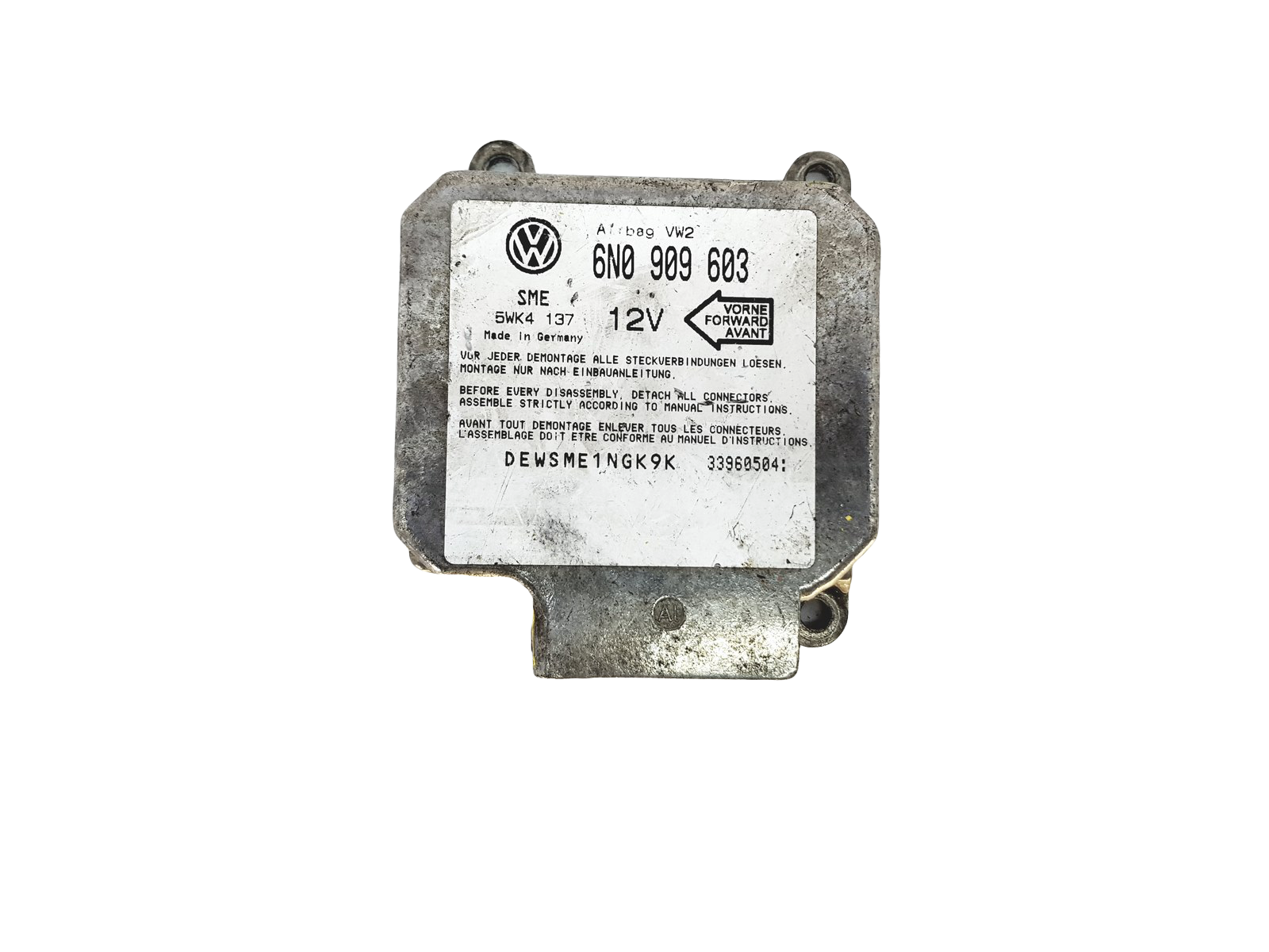 Controller Moduł 6N0909603 5WK4137 VW Siemens 22950 main product photo