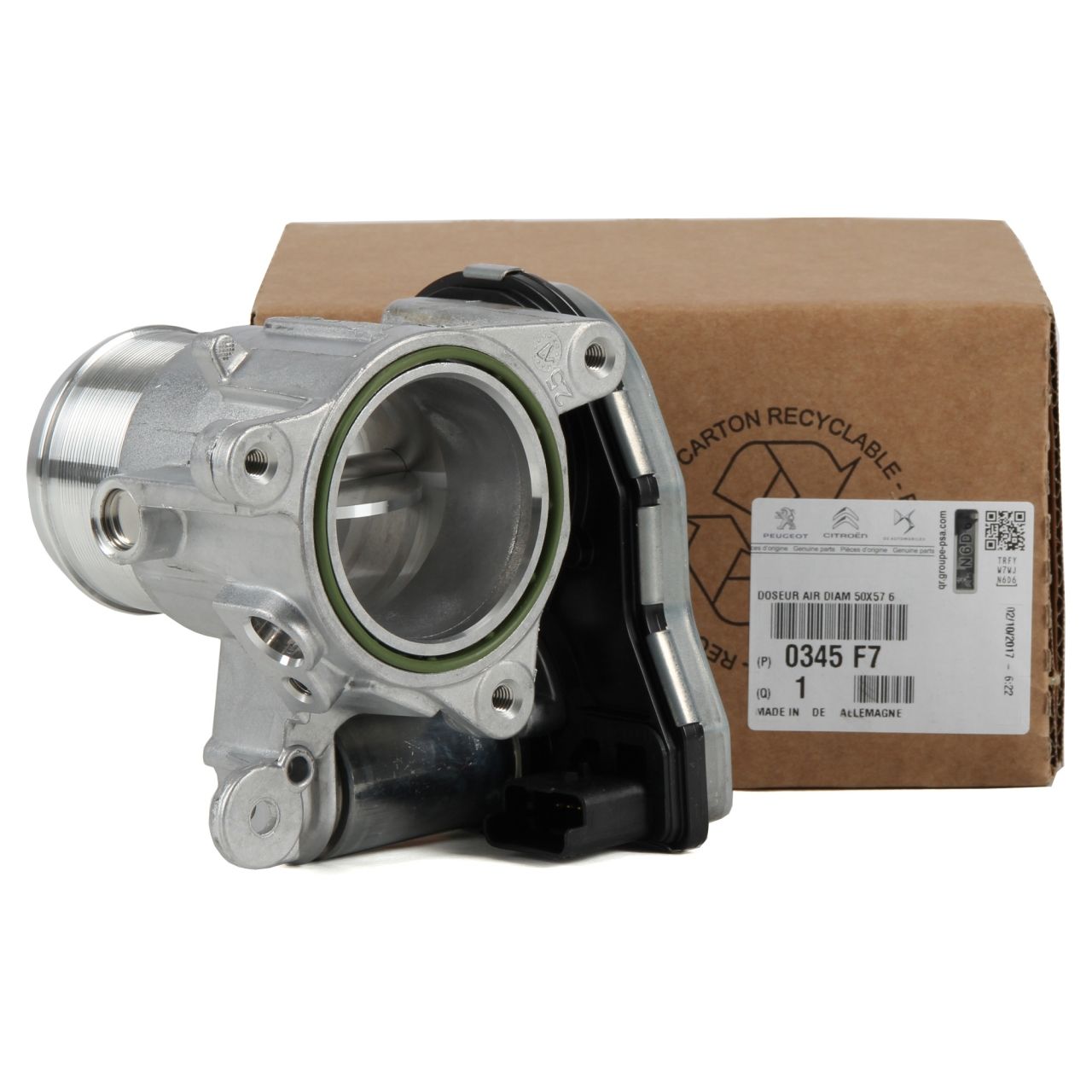 Air Throttle Body New Original 2,2 HDI Citroen C5 III C6 C8 4007 508 607 0345F7 9656932580 main product photo