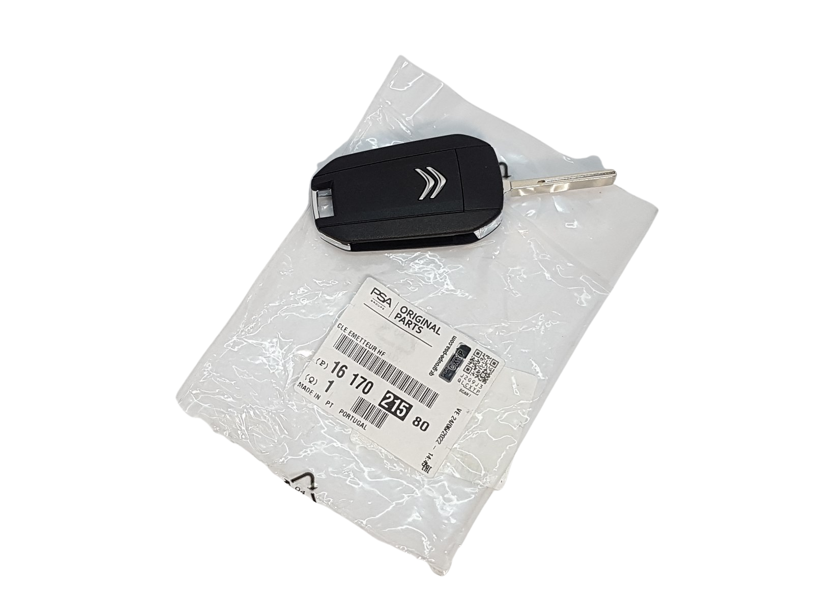 Key Original requires coding Citroen 1617021580 main product photo