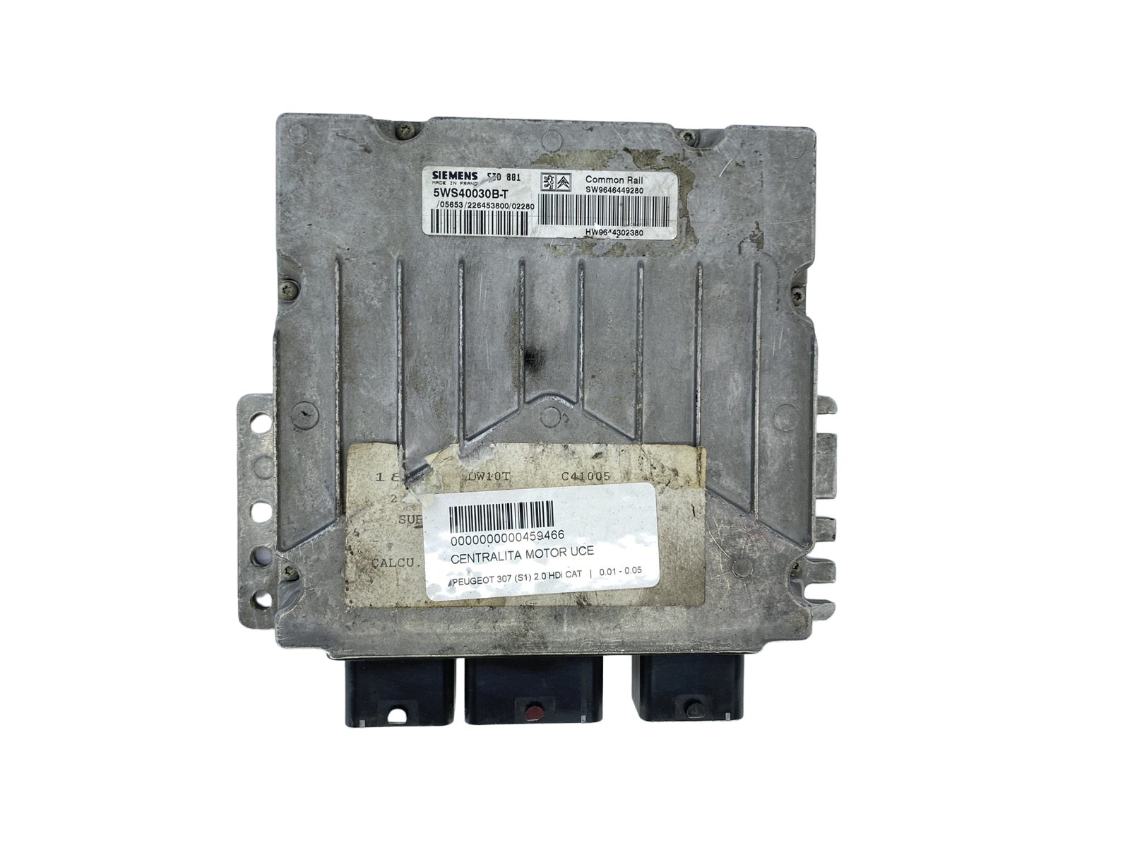 Controller 5WS40030B-T 9646449280 9644302380 SID801 PSA Siemens 60655 main product photo