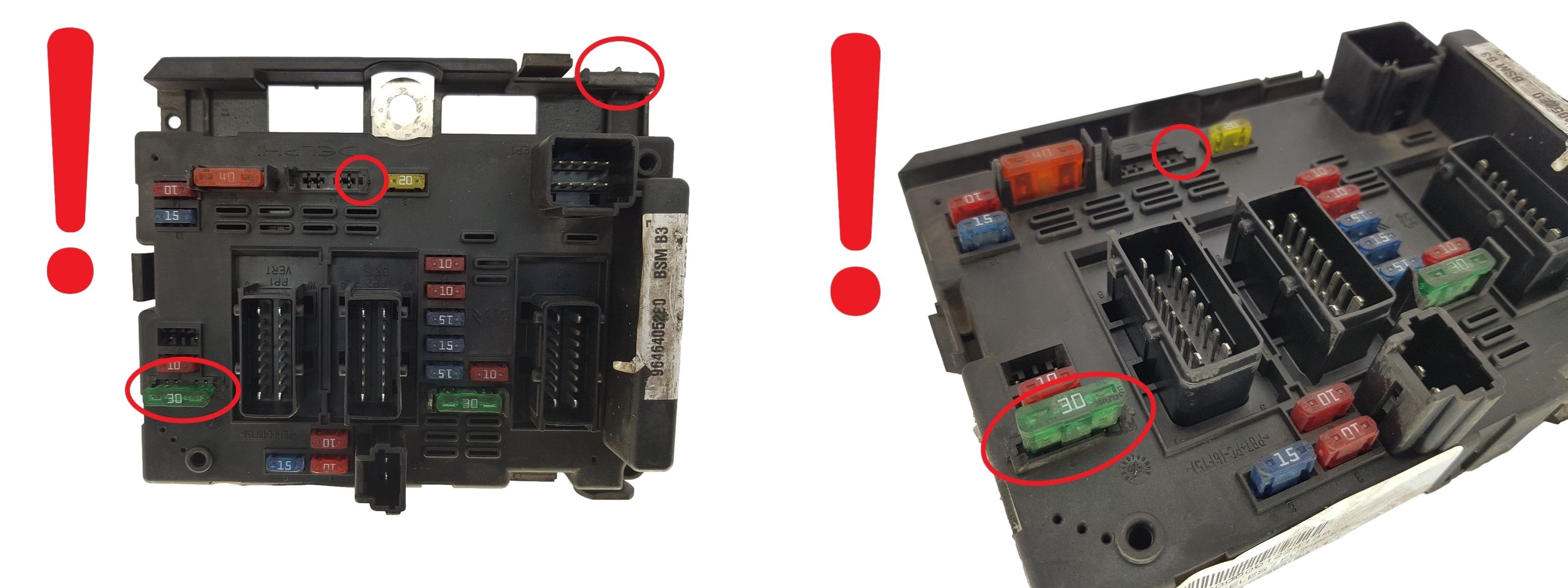 Controller BSM B3 9646405280 PSA Delphi 1356 main product photo