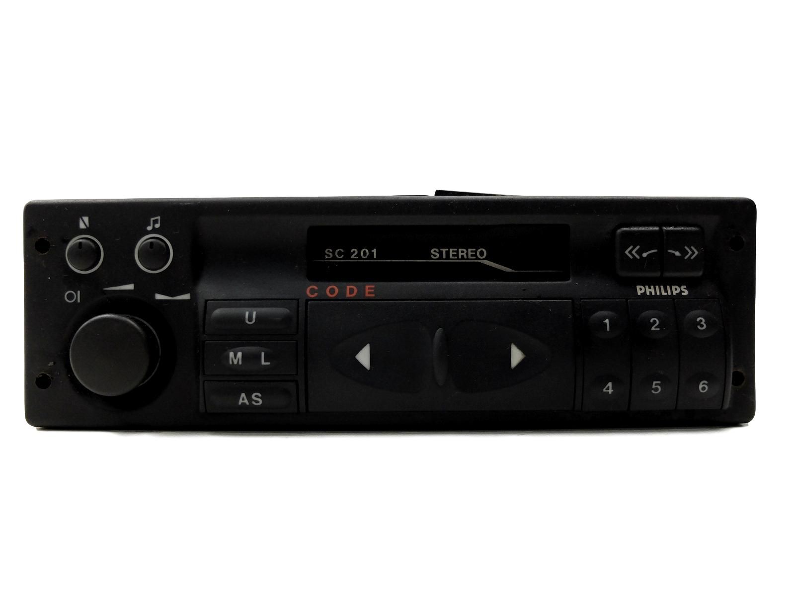 Radio Cassette Player Opel 90381124 SC201 Stereo Philips W1B 1574 main product photo