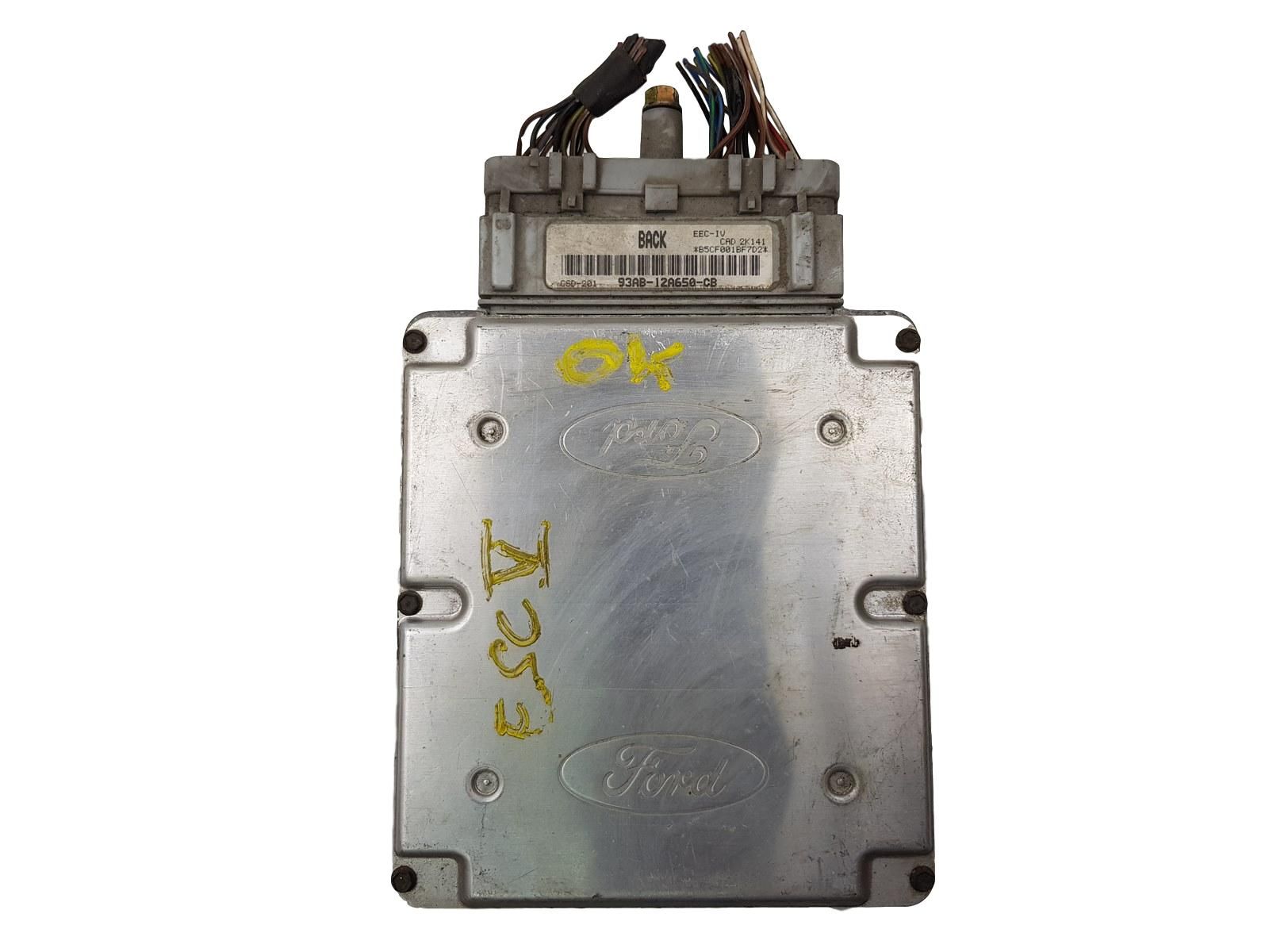 Engine Controller 93AB-12A650-CB BACK Ford main product photo