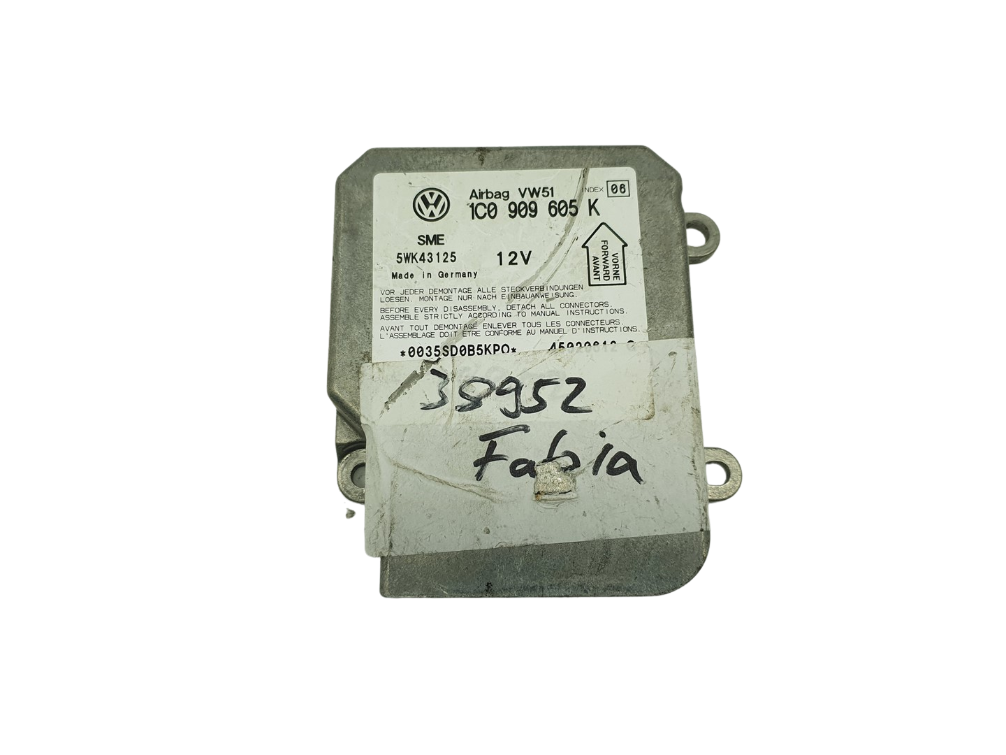 Controller 1C0909605K 5WK43125 VW Siemens 69018 main product photo