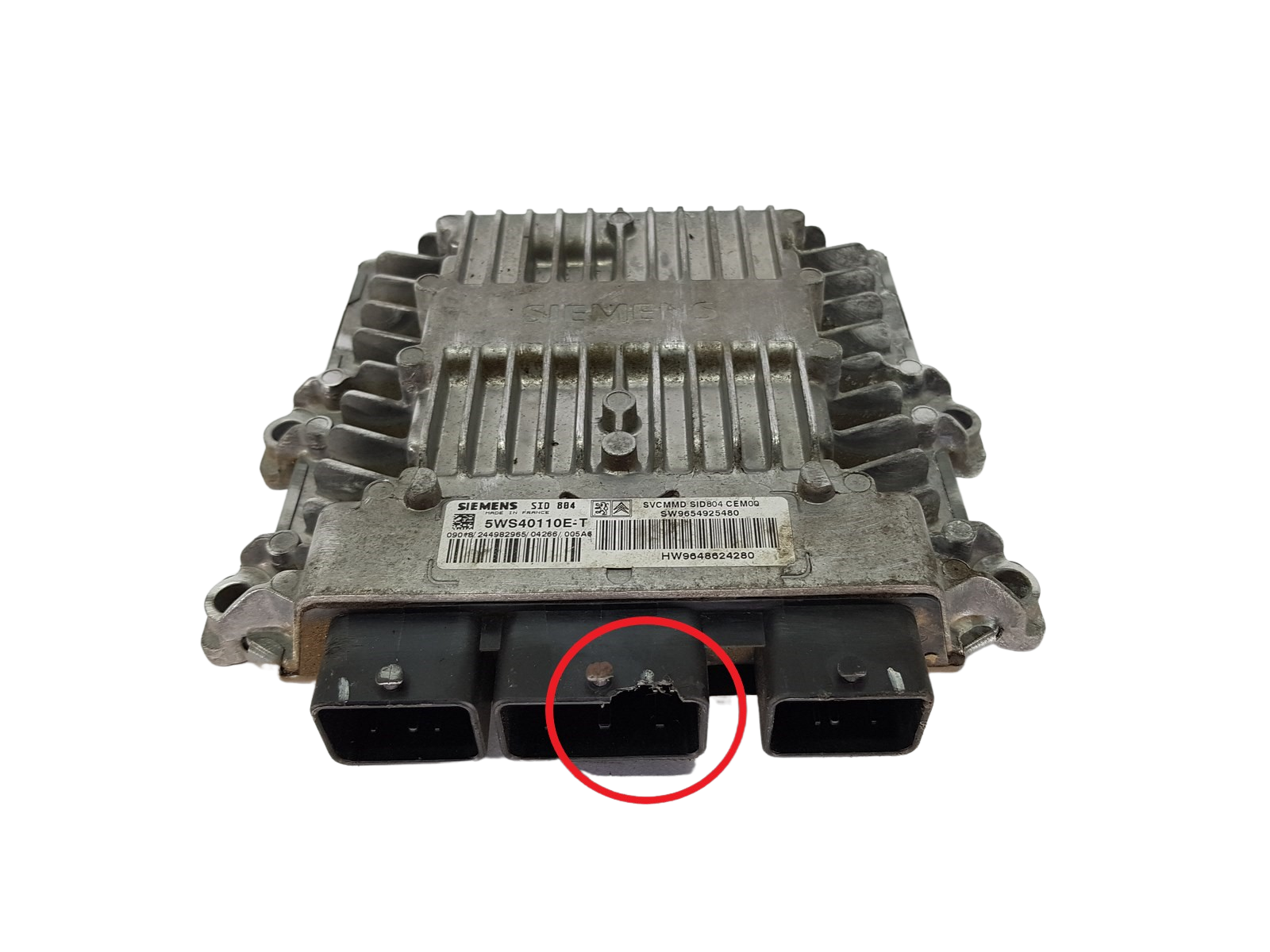 Controller 5WS40110E-T 9654925480 9648624280 PSA Siemens 18535 main product photo