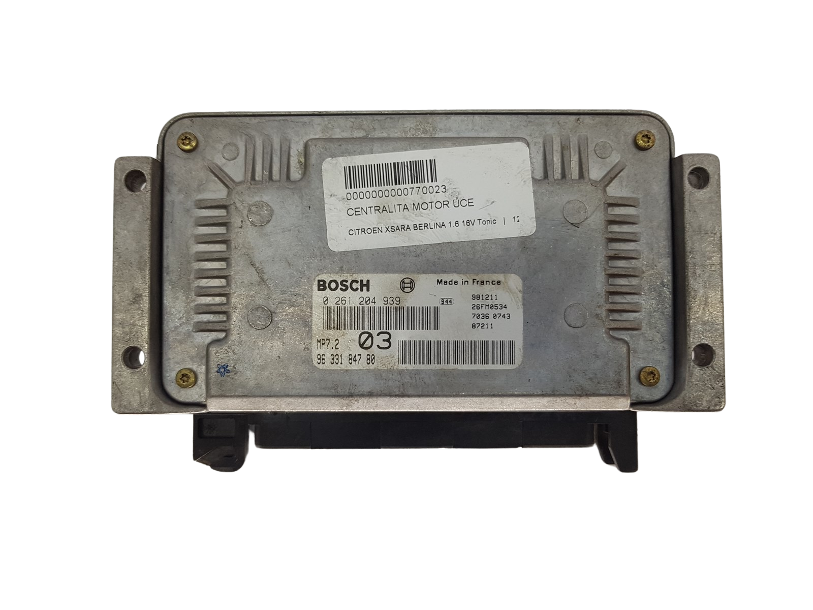 Controller 0261204939 9633184780 26FM0534 PSA Bosch 3519 main product photo