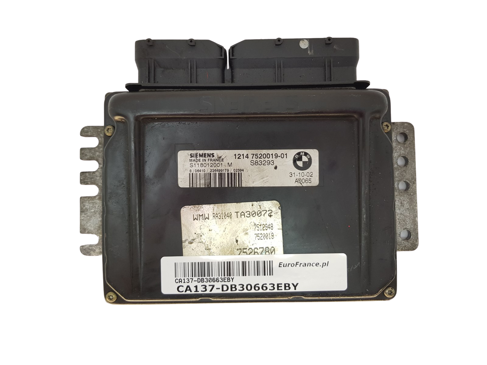 Controller 12147520019-01 S118012001M Mini BMW Siemens 30663 main product photo