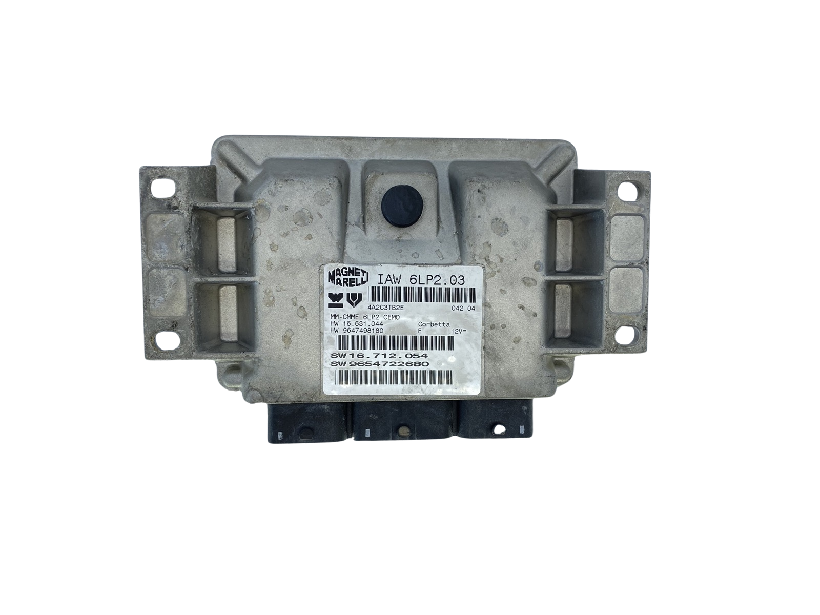 Controller 9654722680 IAW6LP2.03 16.712.054 PSA Magneti Marelli 61006 main product photo