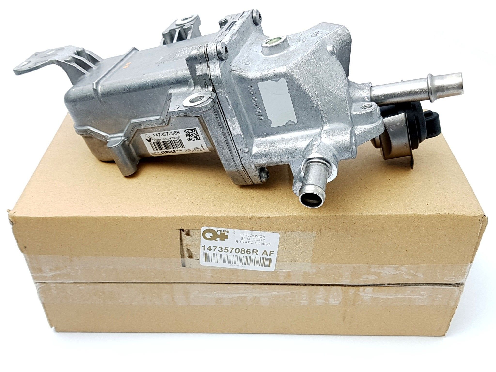 EGR Cooler Renault Trafic 3 Vivaro Megane IV 1.6 dCi 147357086R main product photo