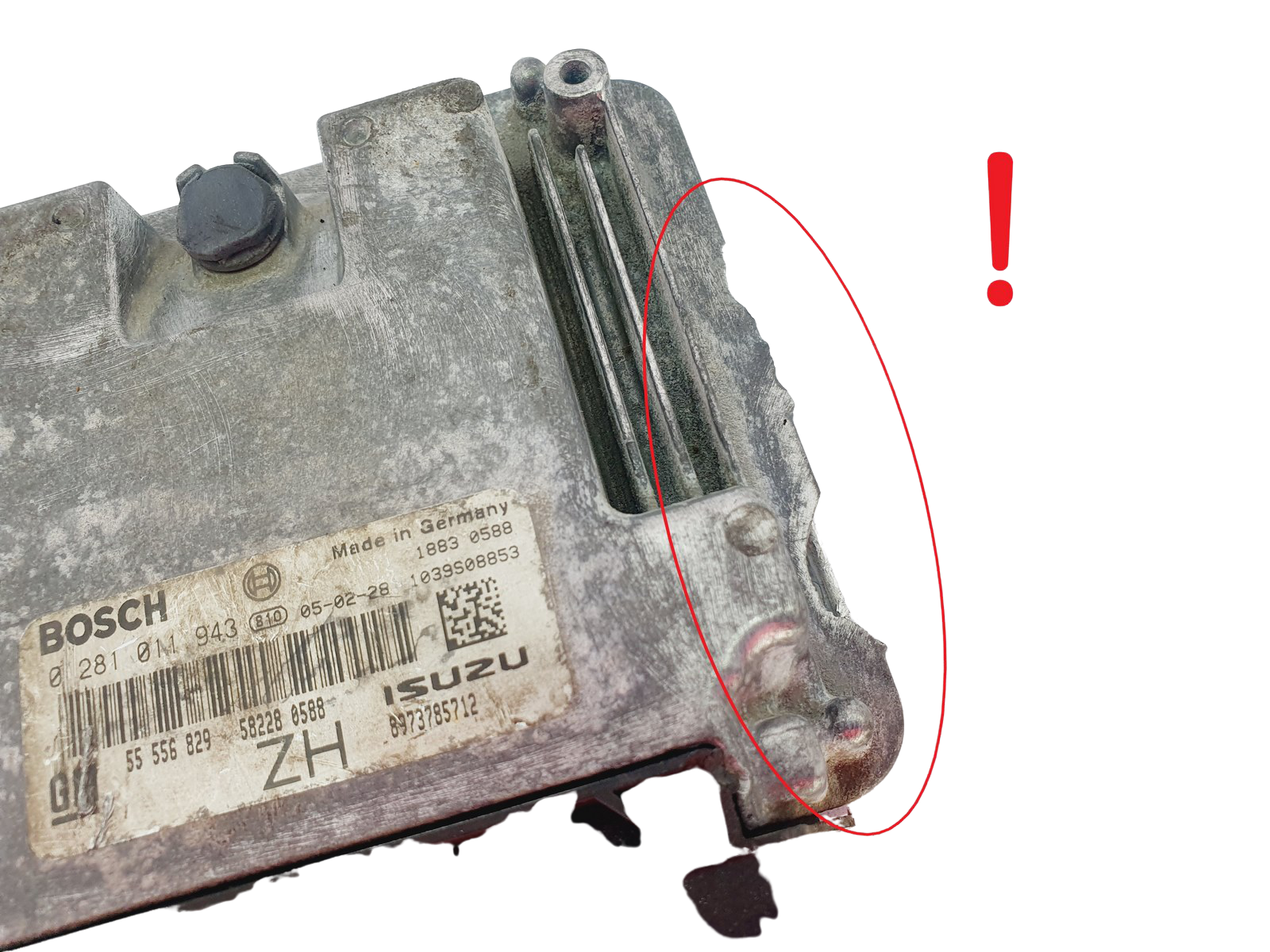 Controller Opel 0281011943 55556829 8973785712 Bosch 45492 main product photo