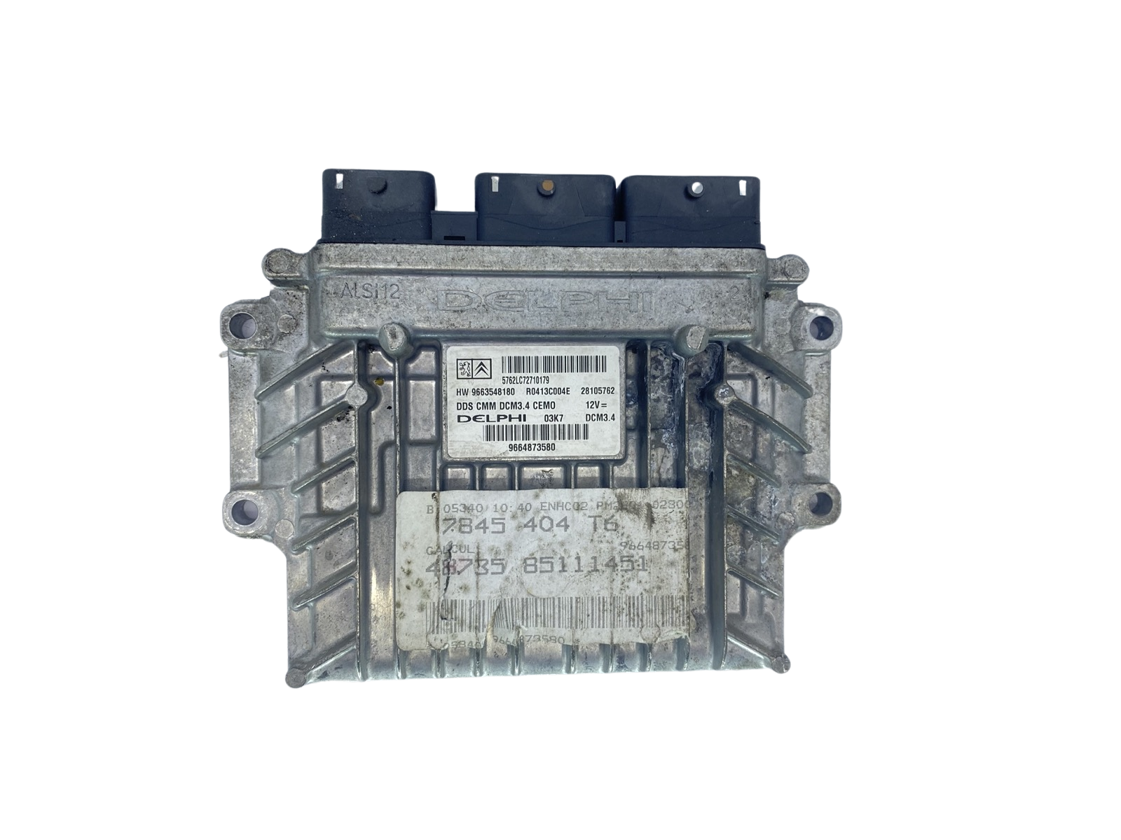 Controller 9663548180 R0413C004E 28105762 PSA Delphi 61791 main product photo