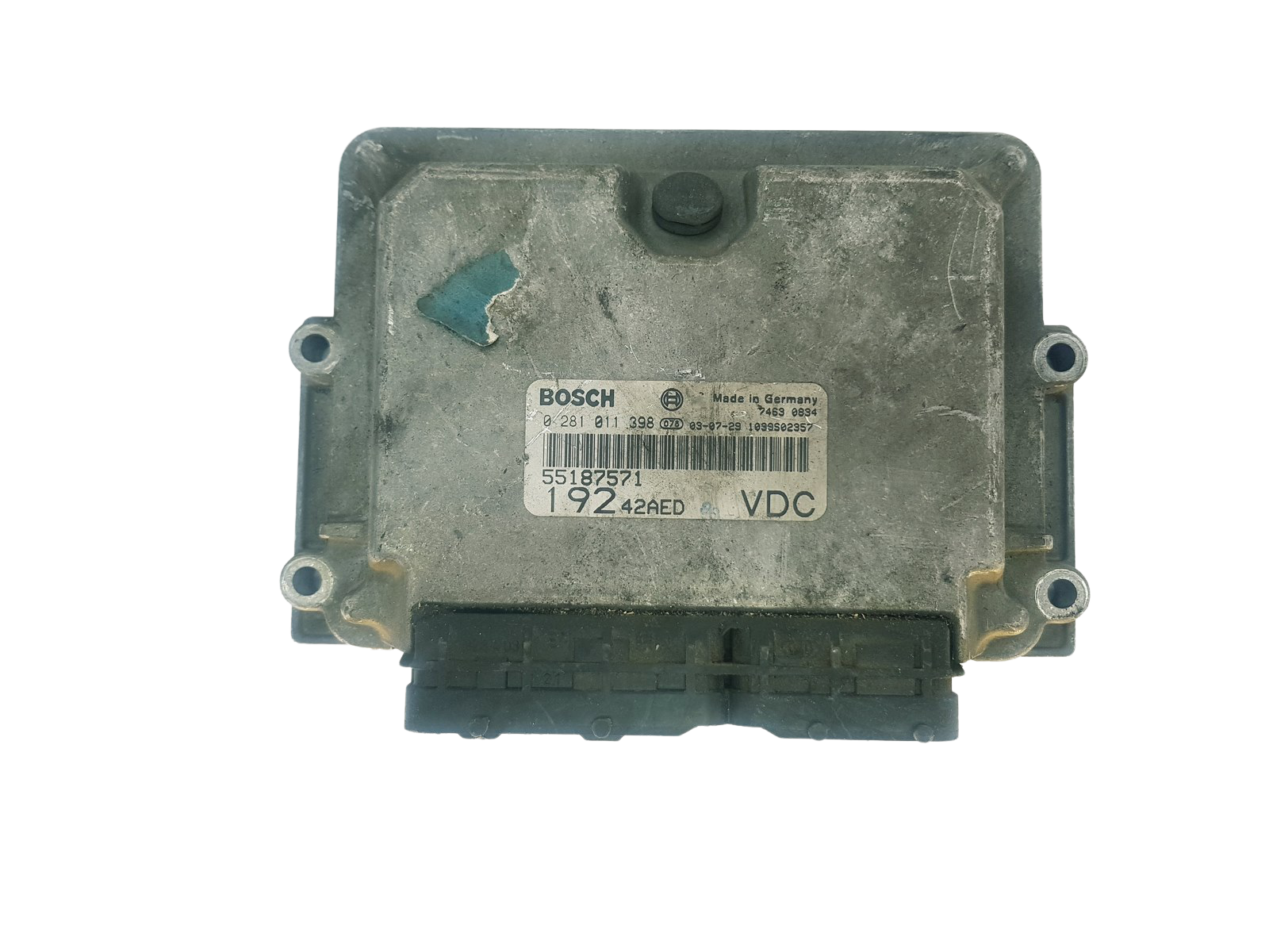 Controller 55187571 0281011398 Fiat Bosch 33416 main product photo