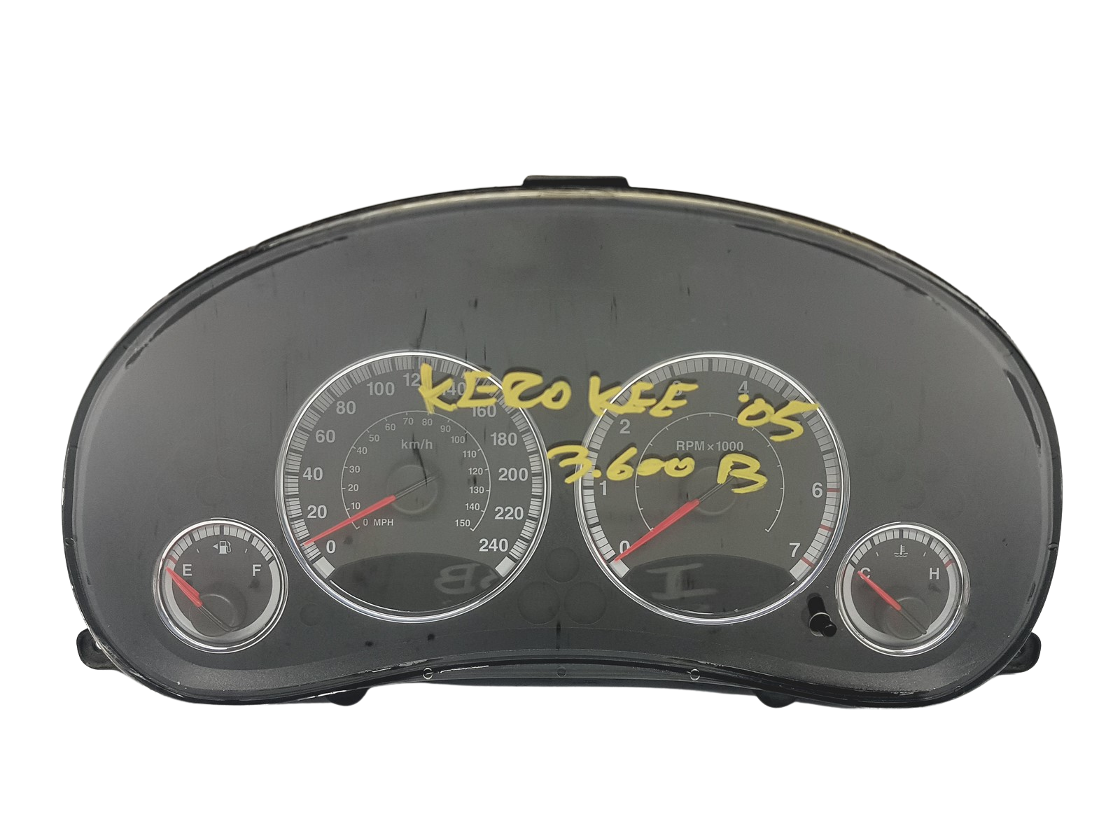 Speedometer/Instrument Cluster Jeep Cherokee P56044872AD A2C53163181 main product photo