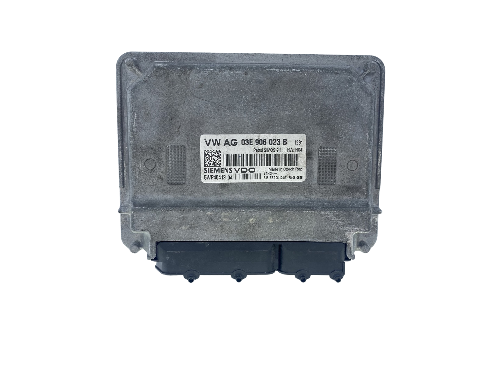 Controller 03E906023B 5WP40412 04 VW SKODA Siemens 50713 main product photo