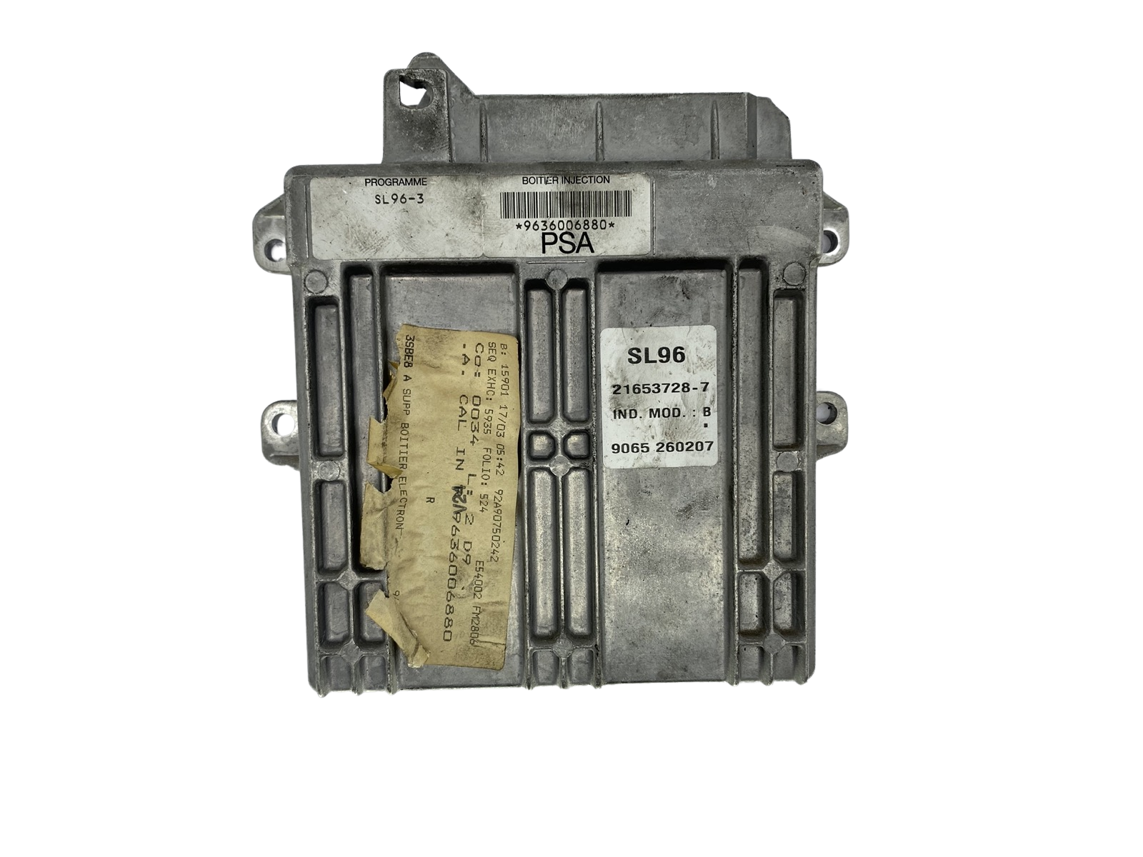 Controller 9636006880 21653728-7 SL96-3 PSA Sagem 52878 main product photo