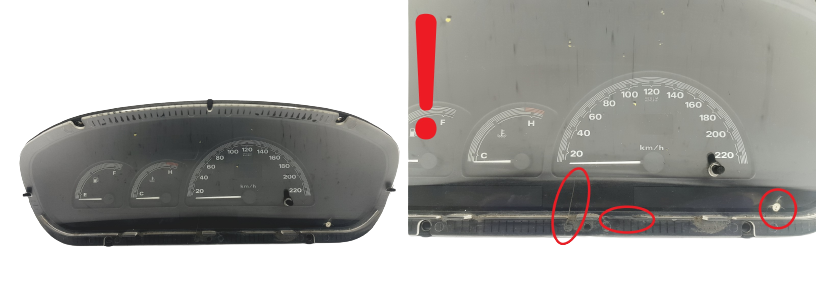 Speedometer/Instrument Cluster Fiat Brava 60.6115.002 606115002 48843 main product photo
