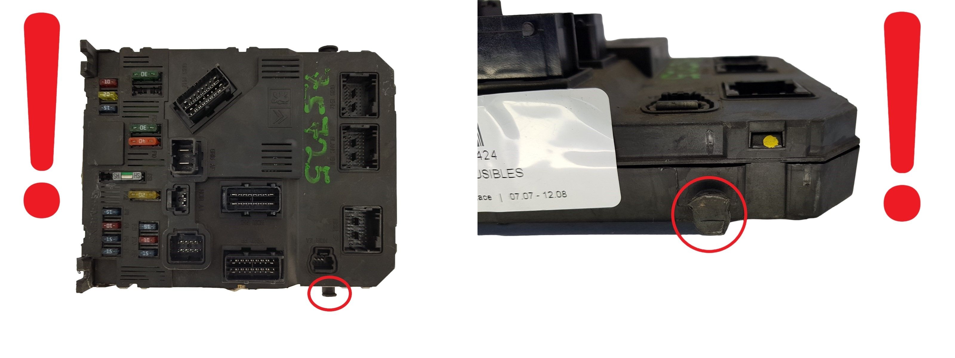 Controller BSI F02-00 9650585780 S118085200I PSA Siemens 1297 main product photo
