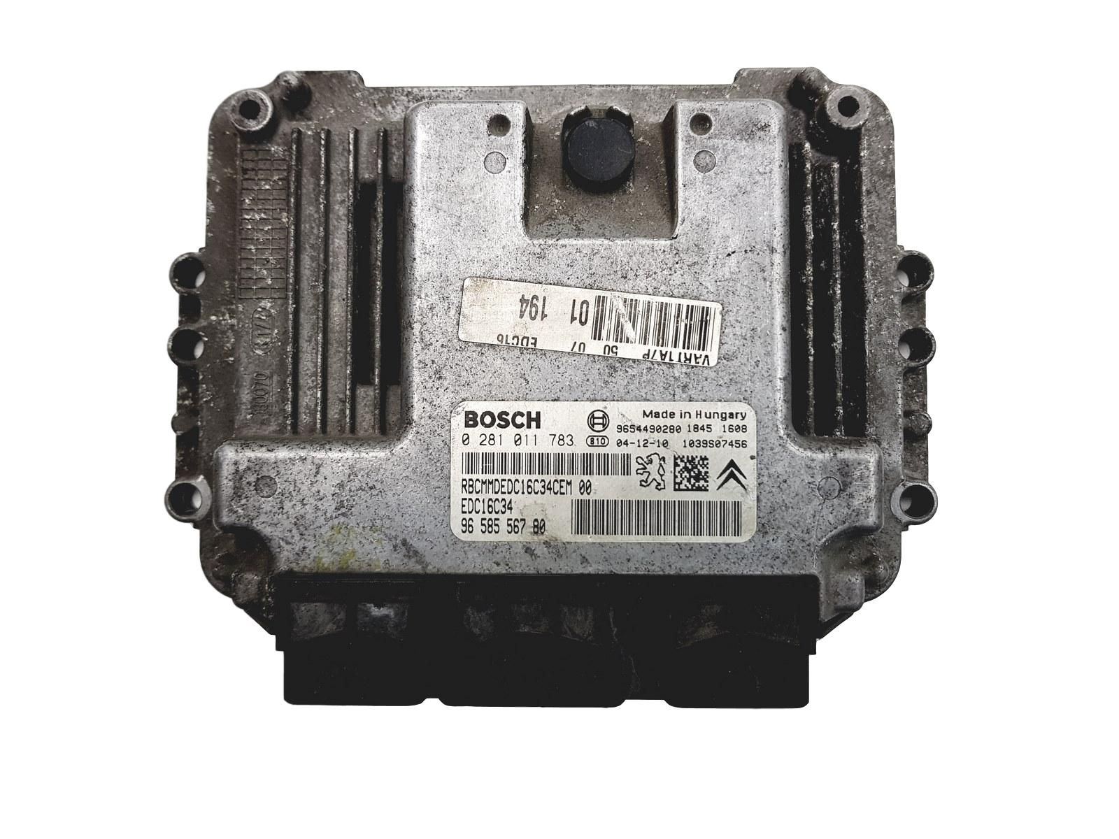 Controller 0281011783 9658556780 9654490280 PSA Bosch 3052 main product photo