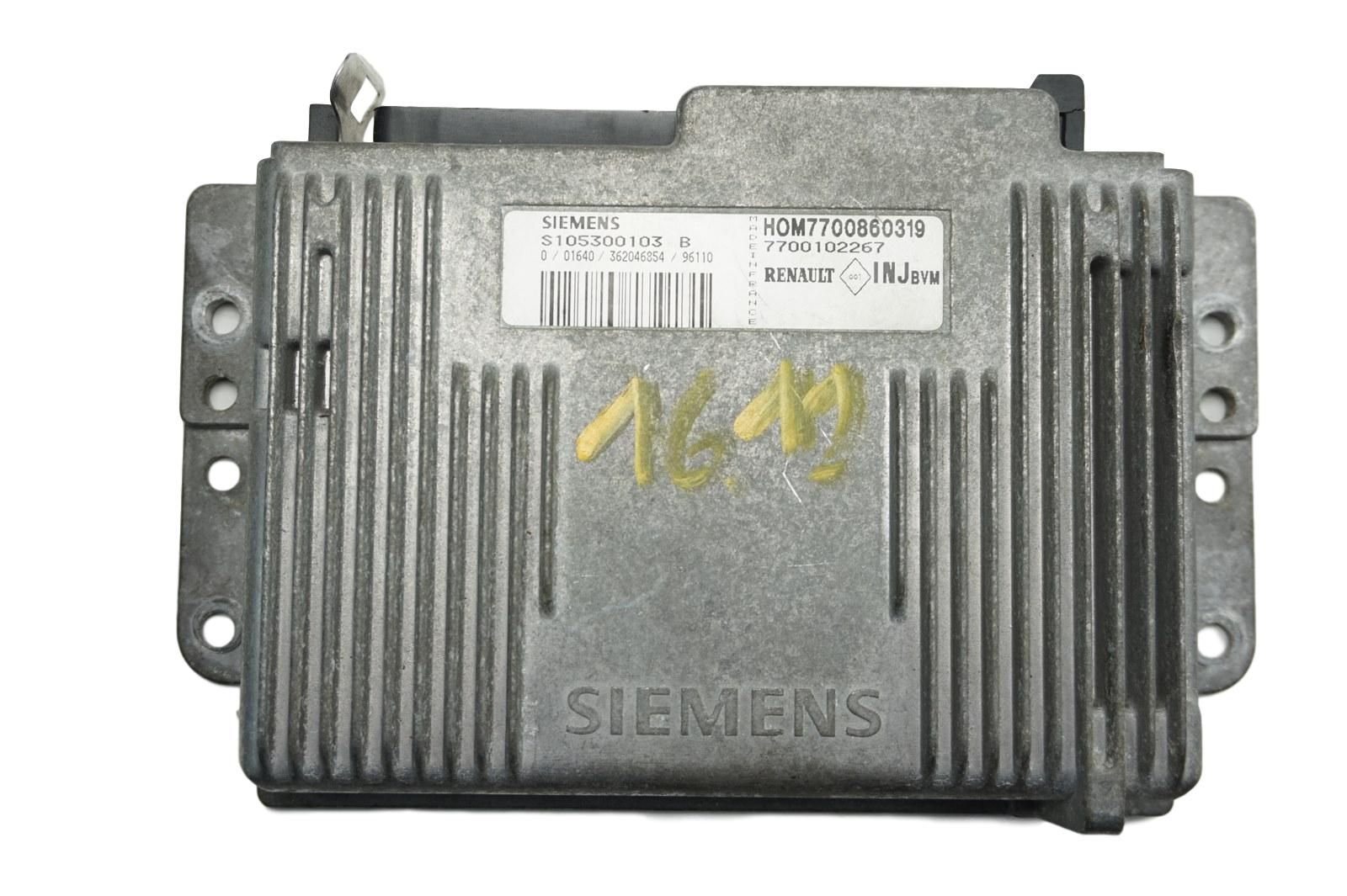 Engine Controller S105300103 B 7700102267 HOM7700860319 Renault Siemens main product photo