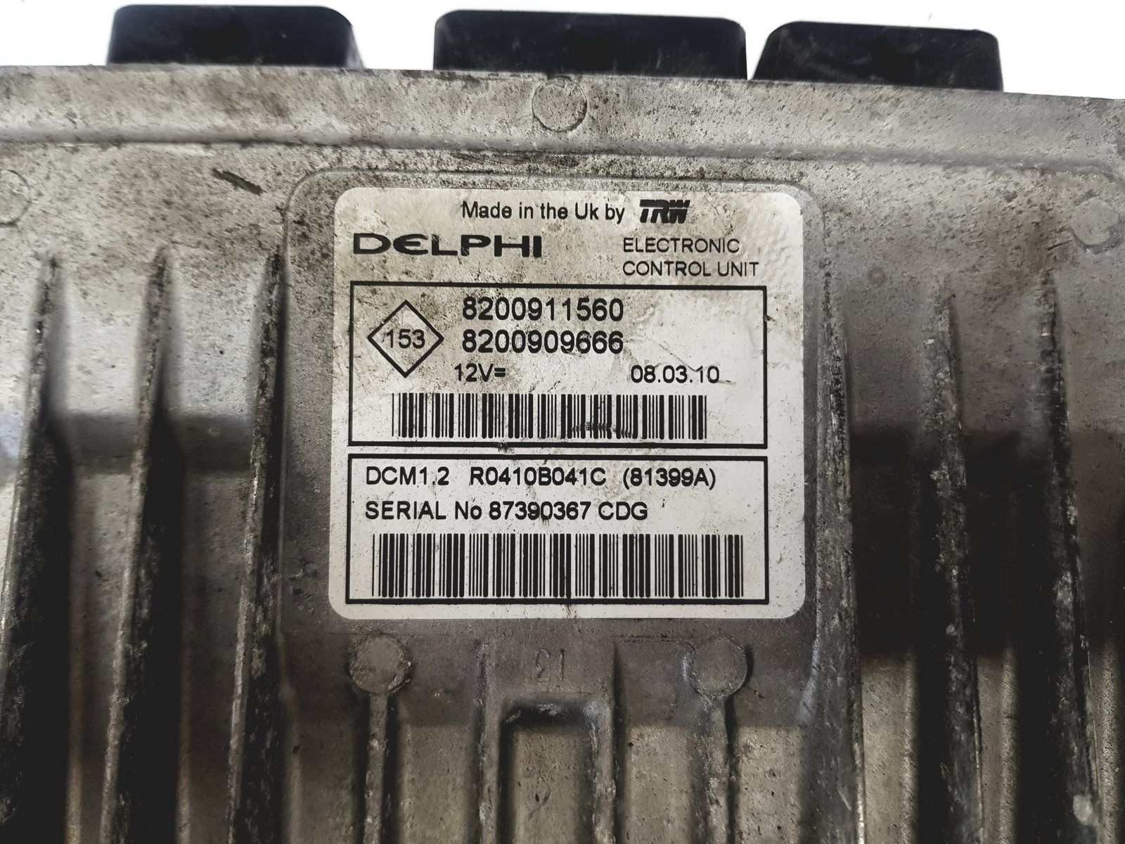 Controller 8200911560 8200909666 R0410B041C Renault Delphi 16972 main product photo