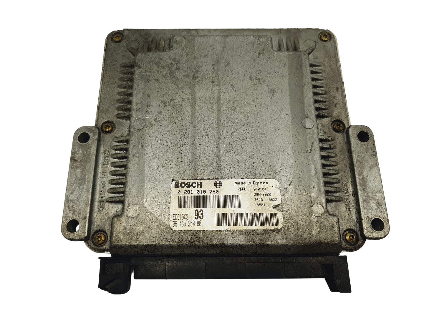 Controller 9643525080 0281010750 EDC15C2 PSA Bosch 68359 main product photo