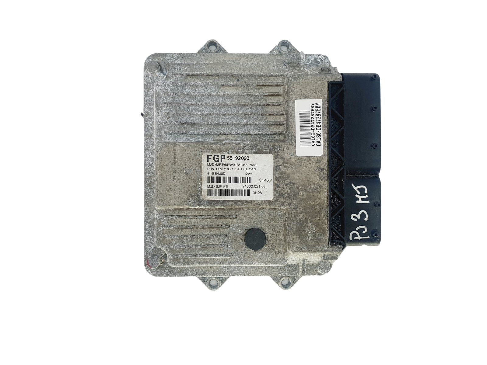 Controller MJD6JF.P6 55192093 71600.021.03 Fiat Magneti Marelli 47287 main product photo