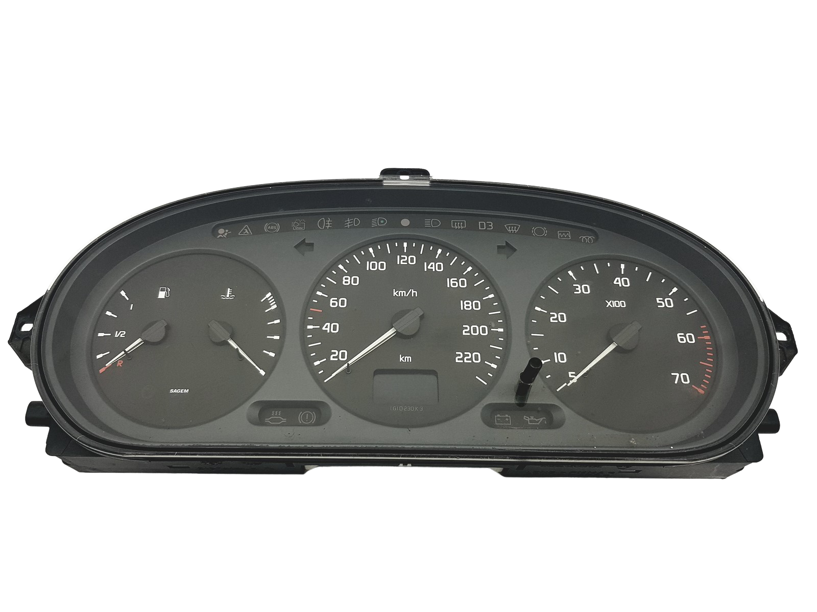 Speedometer/Instrument Cluster Megane Scenic 21578161-2 21612792-4 49223 main product photo