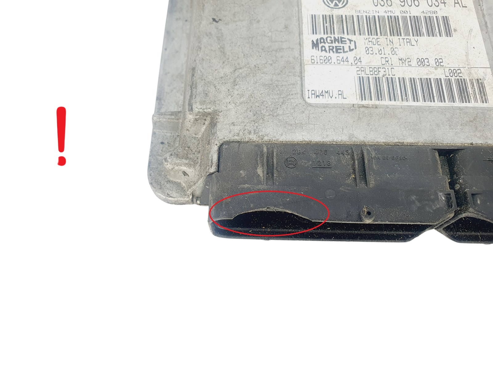 Controller Seat VW 036906034AL IAW4MV.AL Magneti Marelli 47305 main product photo
