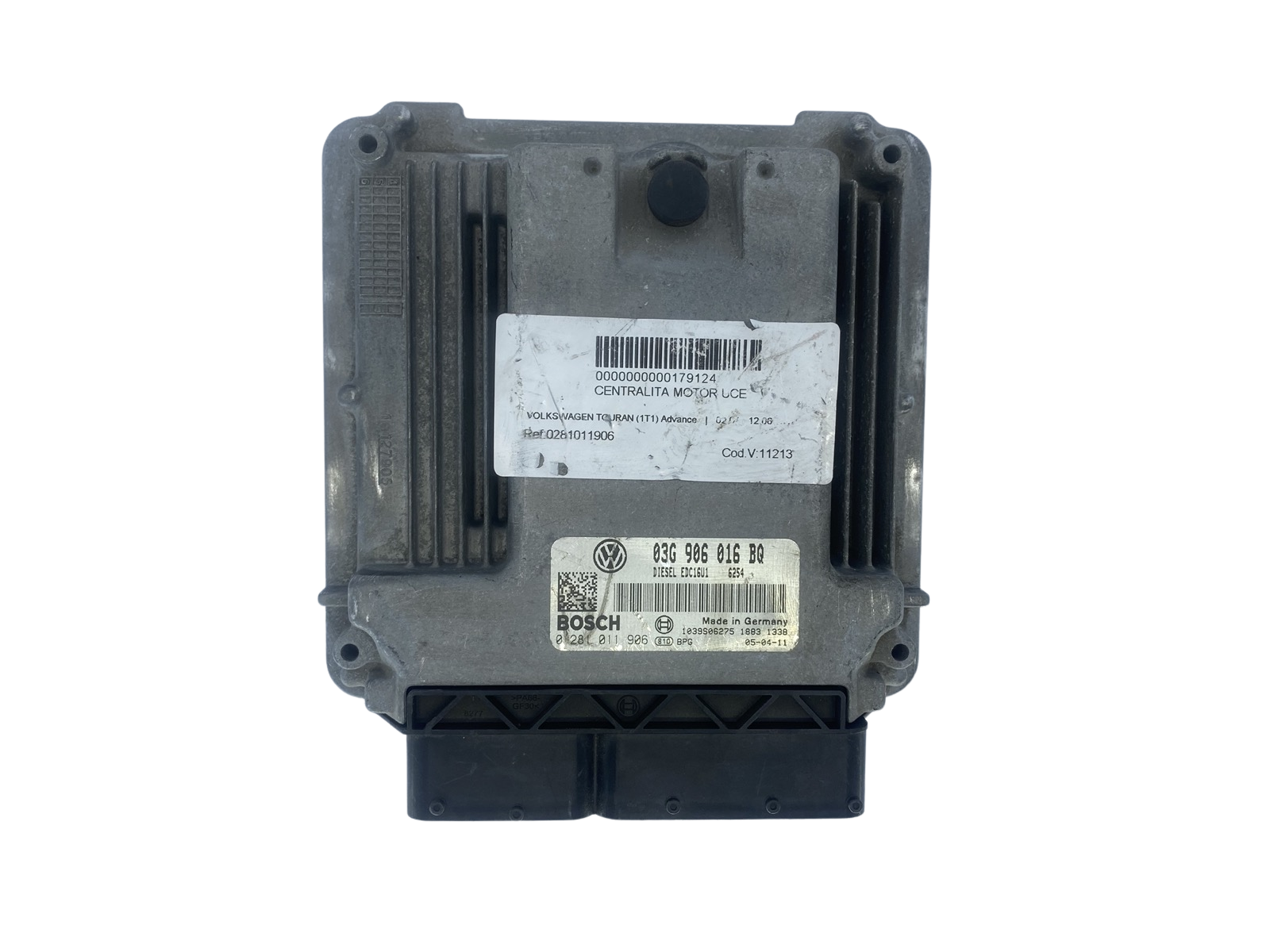 Controller VW 03G906016BQ 0281011906 Bosch 51596 main product photo