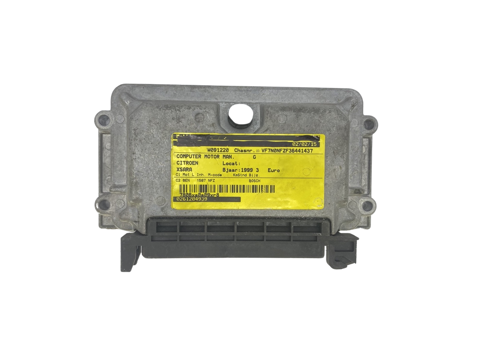Controller 0261204939 9633184780 26FM0534 PSA Bosch 57350 main product photo