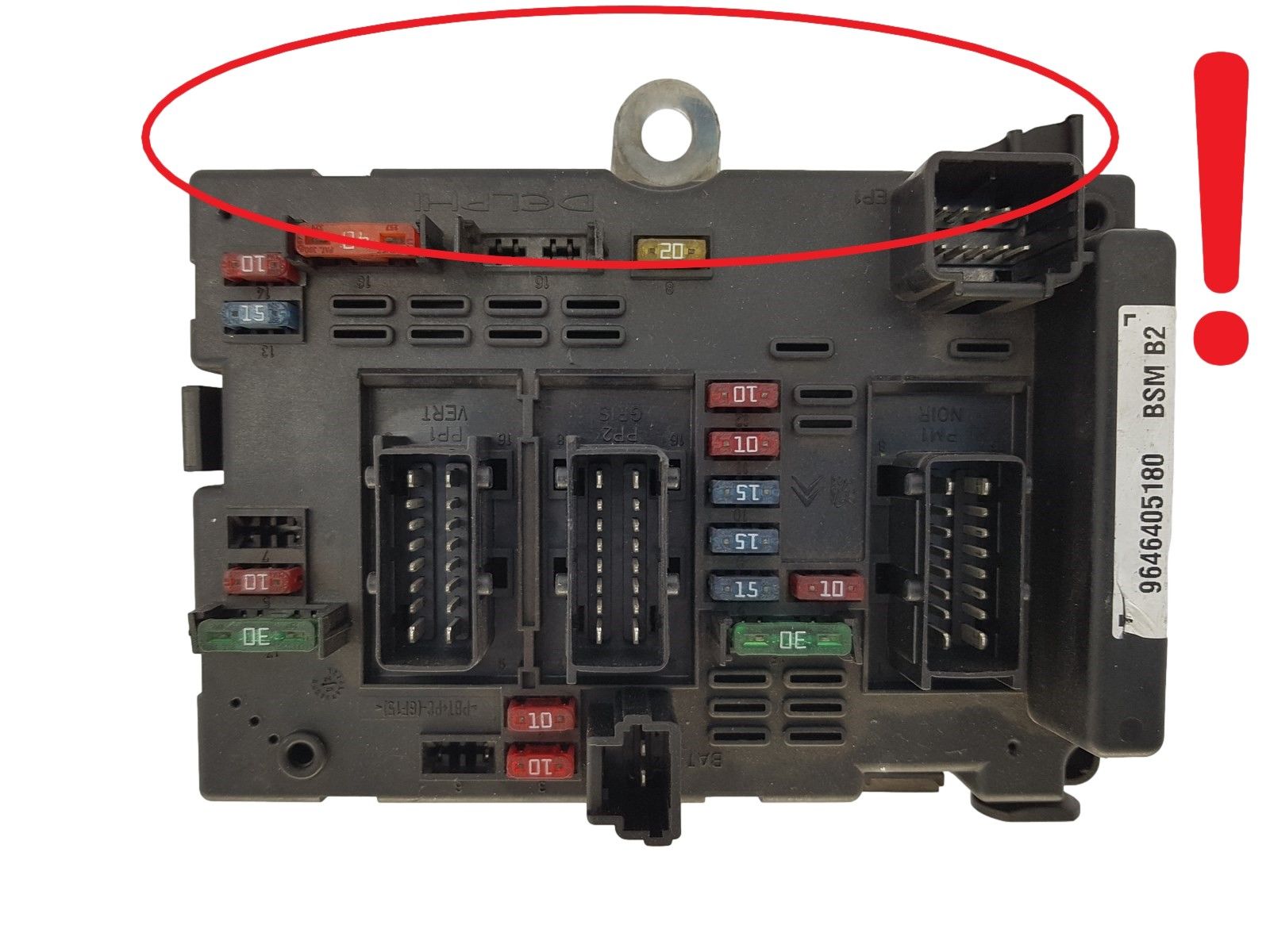 Controller BSM B2 9646405180 PSA Delphi 1651 main product photo