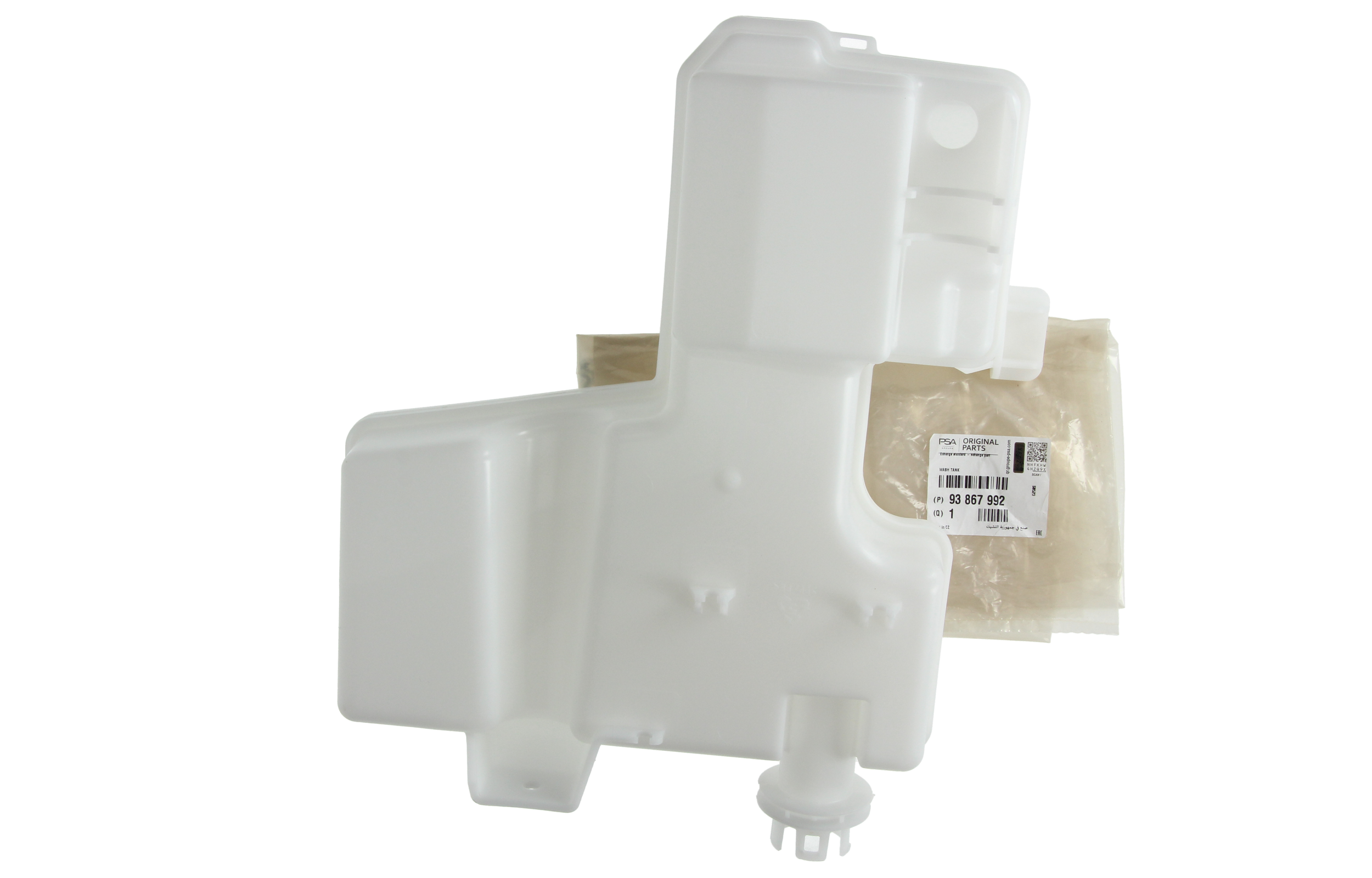 Windscreen Washer Reservoir Original 93867992 289105773R Opel Renault main product photo