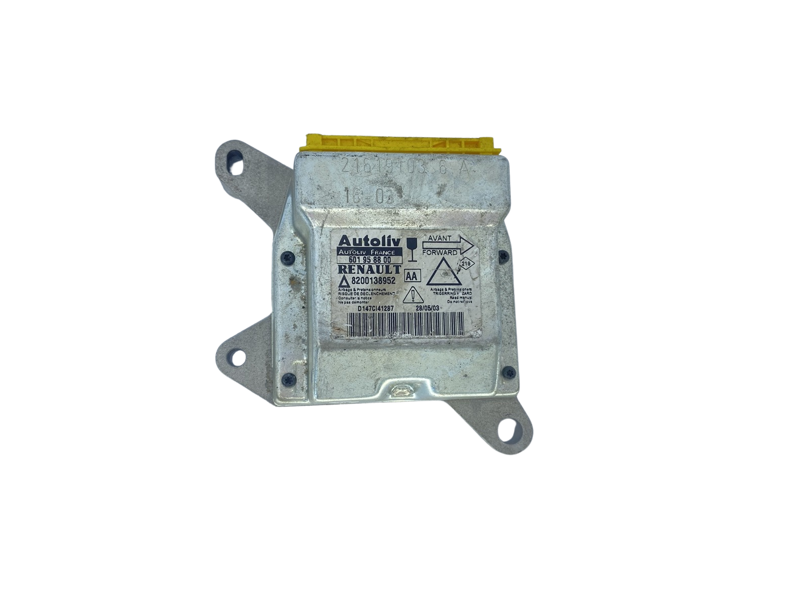 Controller 8200138952 601958800 Renault Autoliv 58544 main product photo