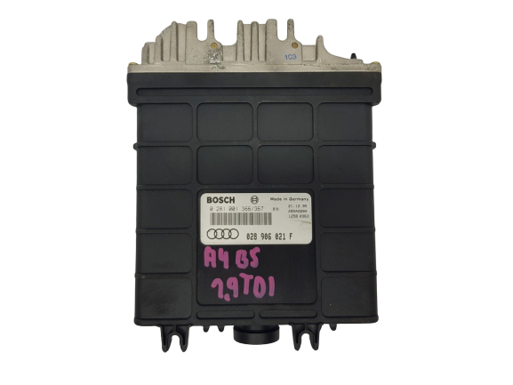 Engine Controller Audi 028906021F 0281001366 Bosch main product photo
