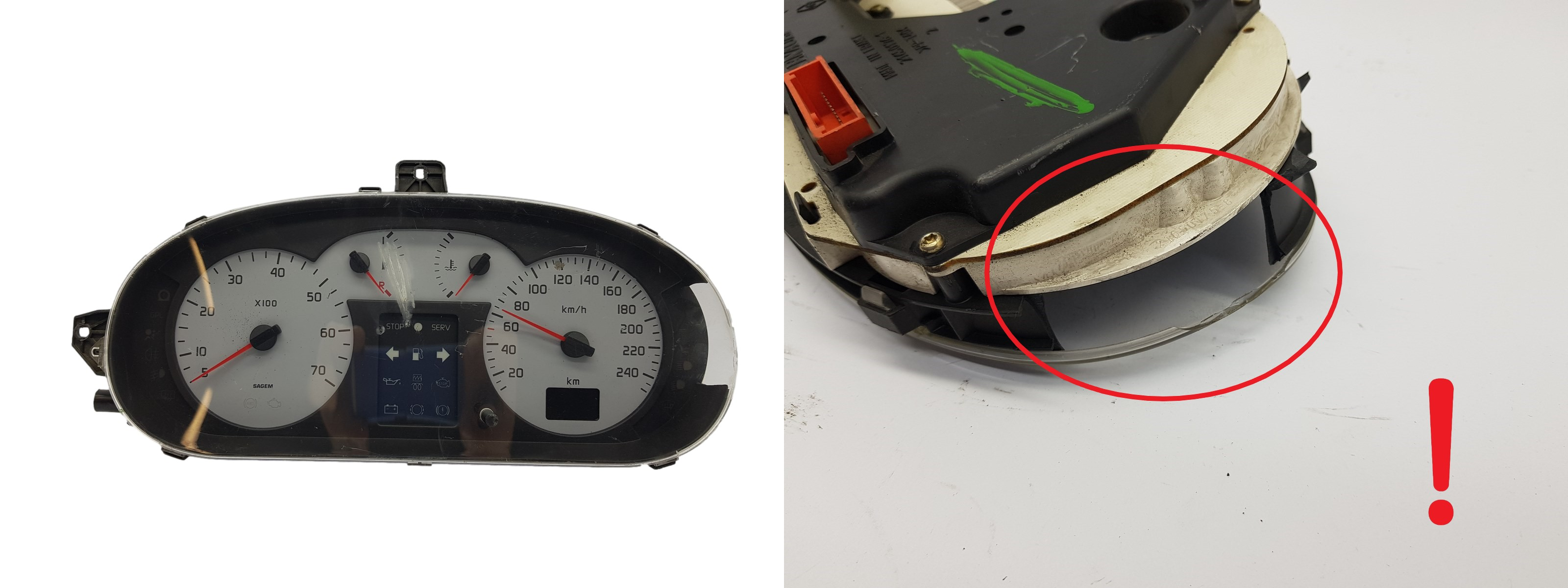 Speedometer/Instrument Cluster Renault Scenic 1 7700428718 A 1575 main product photo