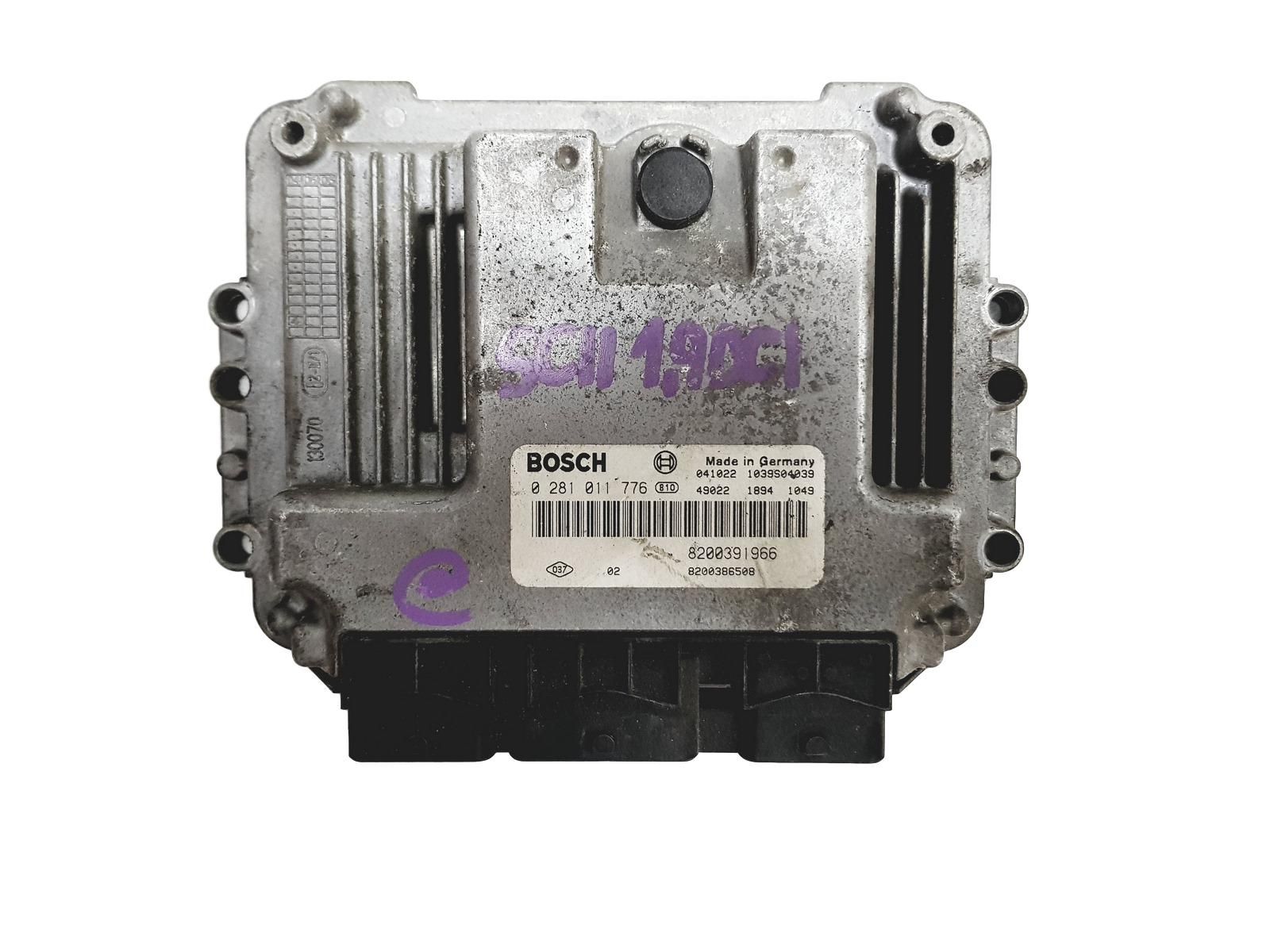 Controller 0281011776 8200391966 8200386508 Renault Bosch 12375 main product photo