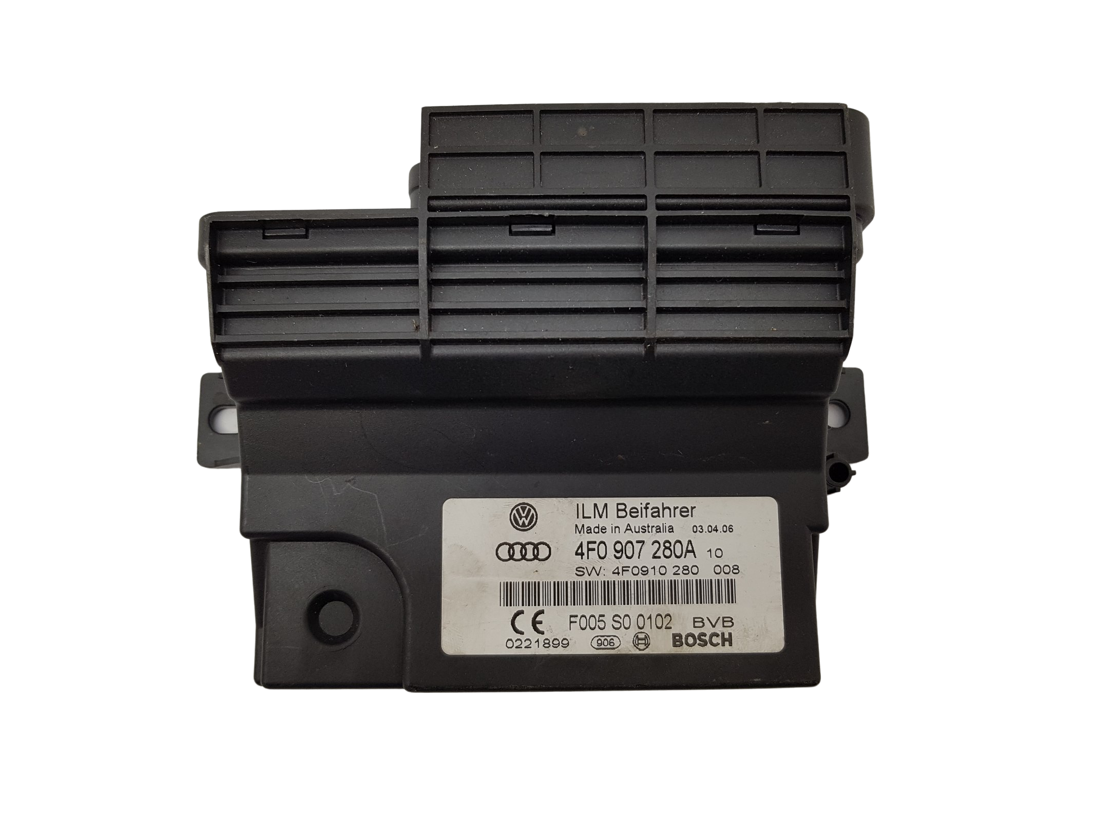 Controller Audi 4F0907280A F005S00102 4F0910280 Bosch main product photo