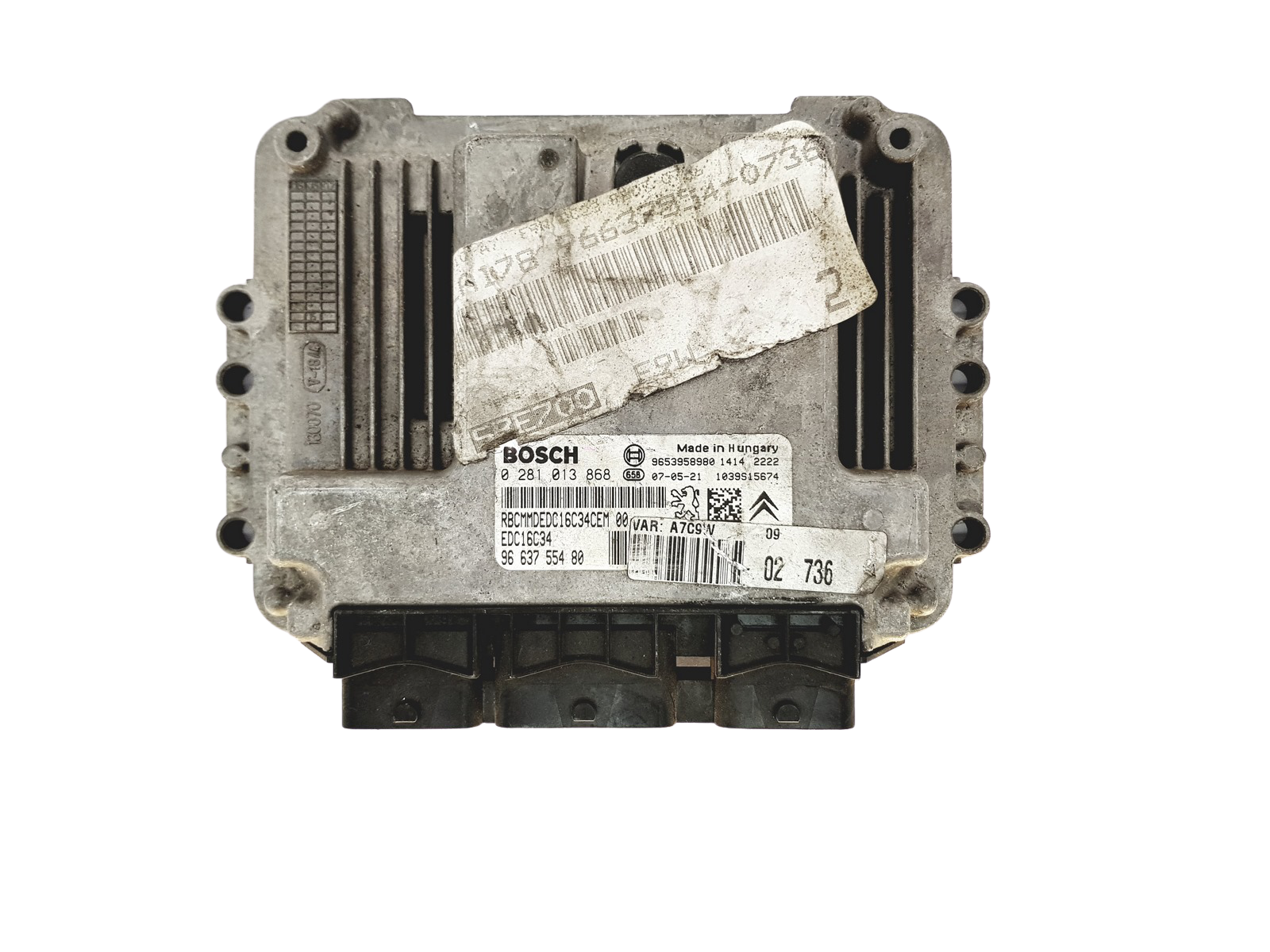 Controller 0281013868 9663755480 9653958980 PSA Bosch 26499 main product photo
