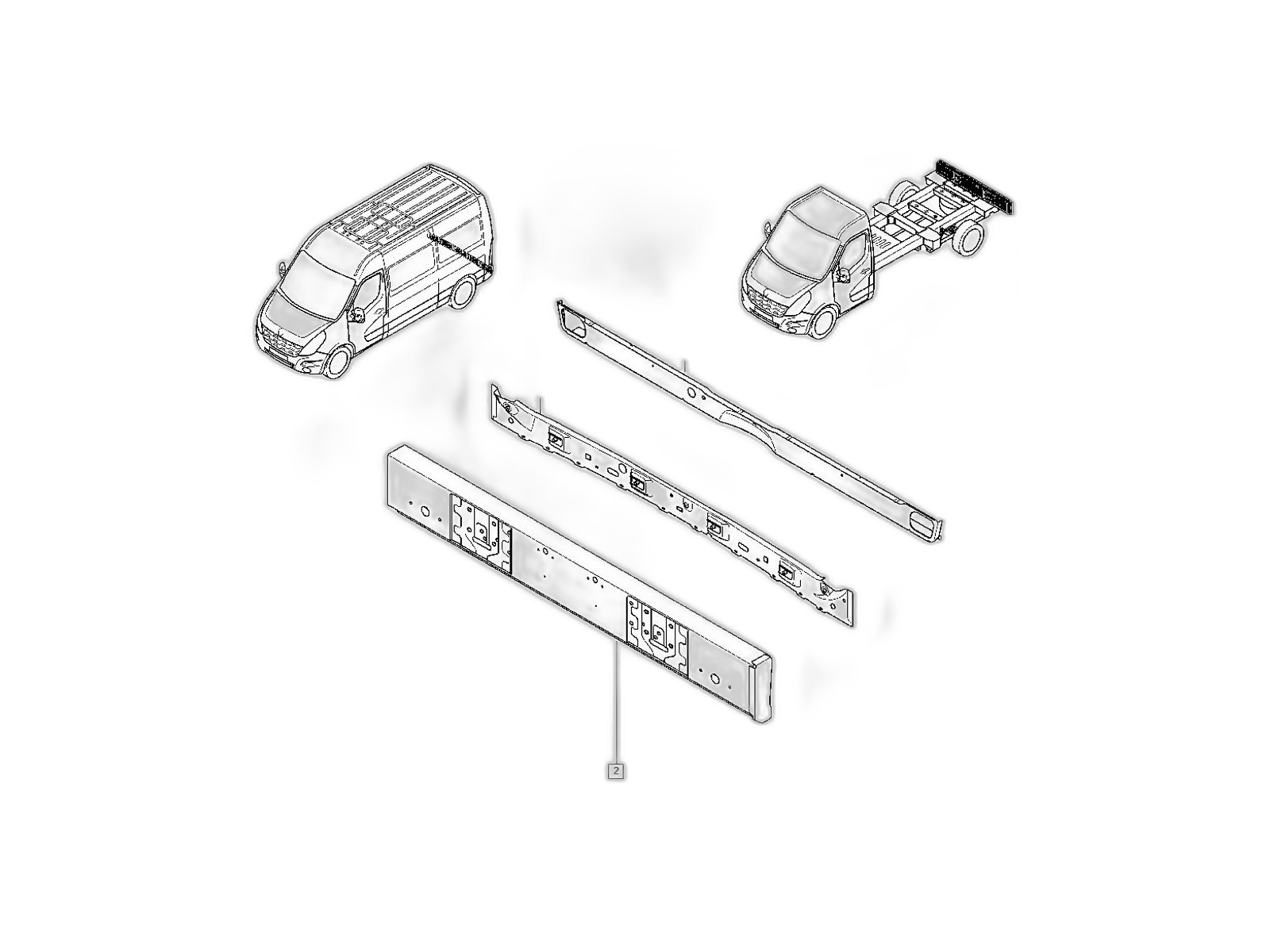 Bumper Rear New Original 756107223R Renault main product photo
